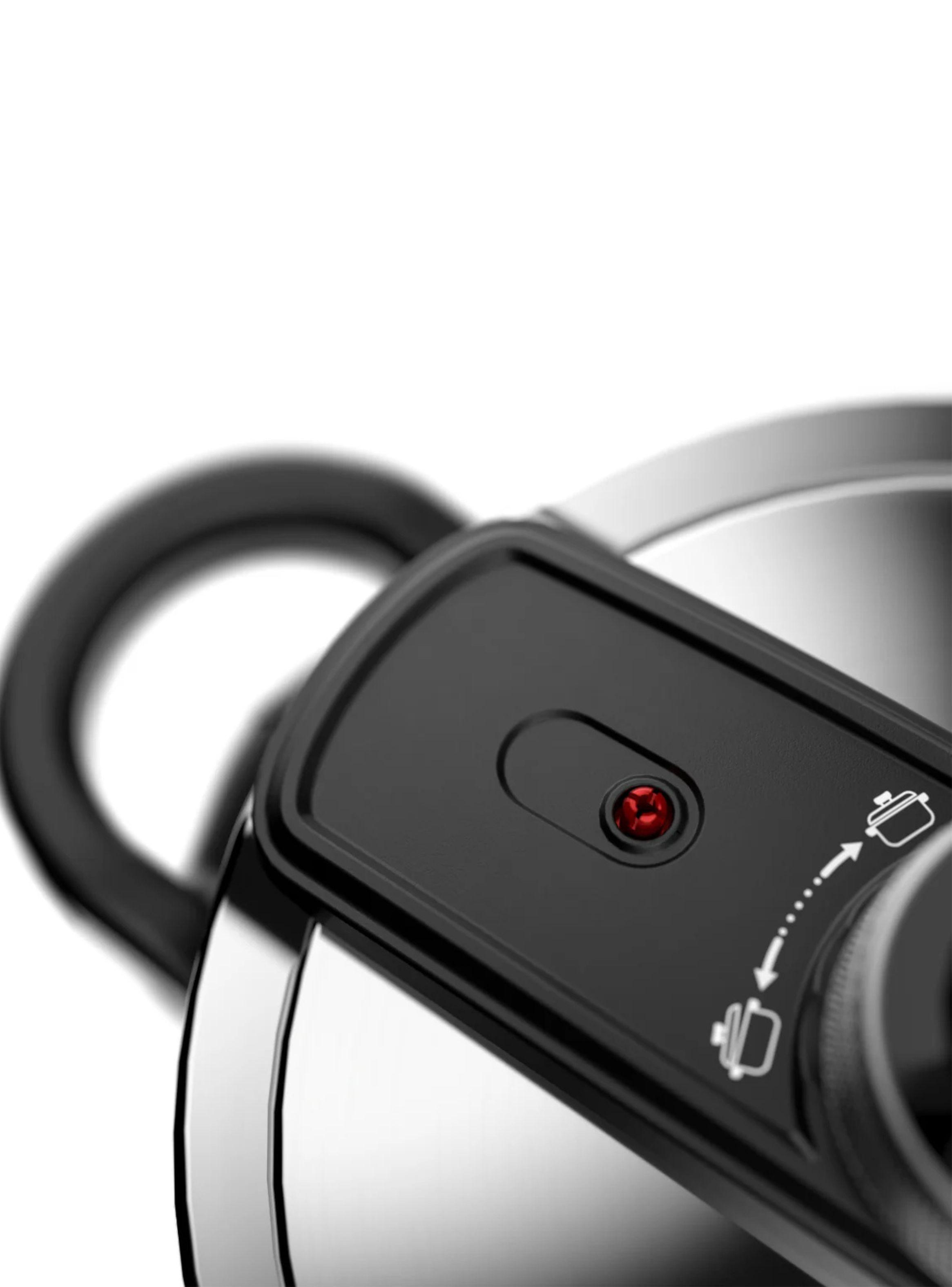 Olla a Presi n de Acero Inoxidable 8Ltrs Nebula Steam Wens-2