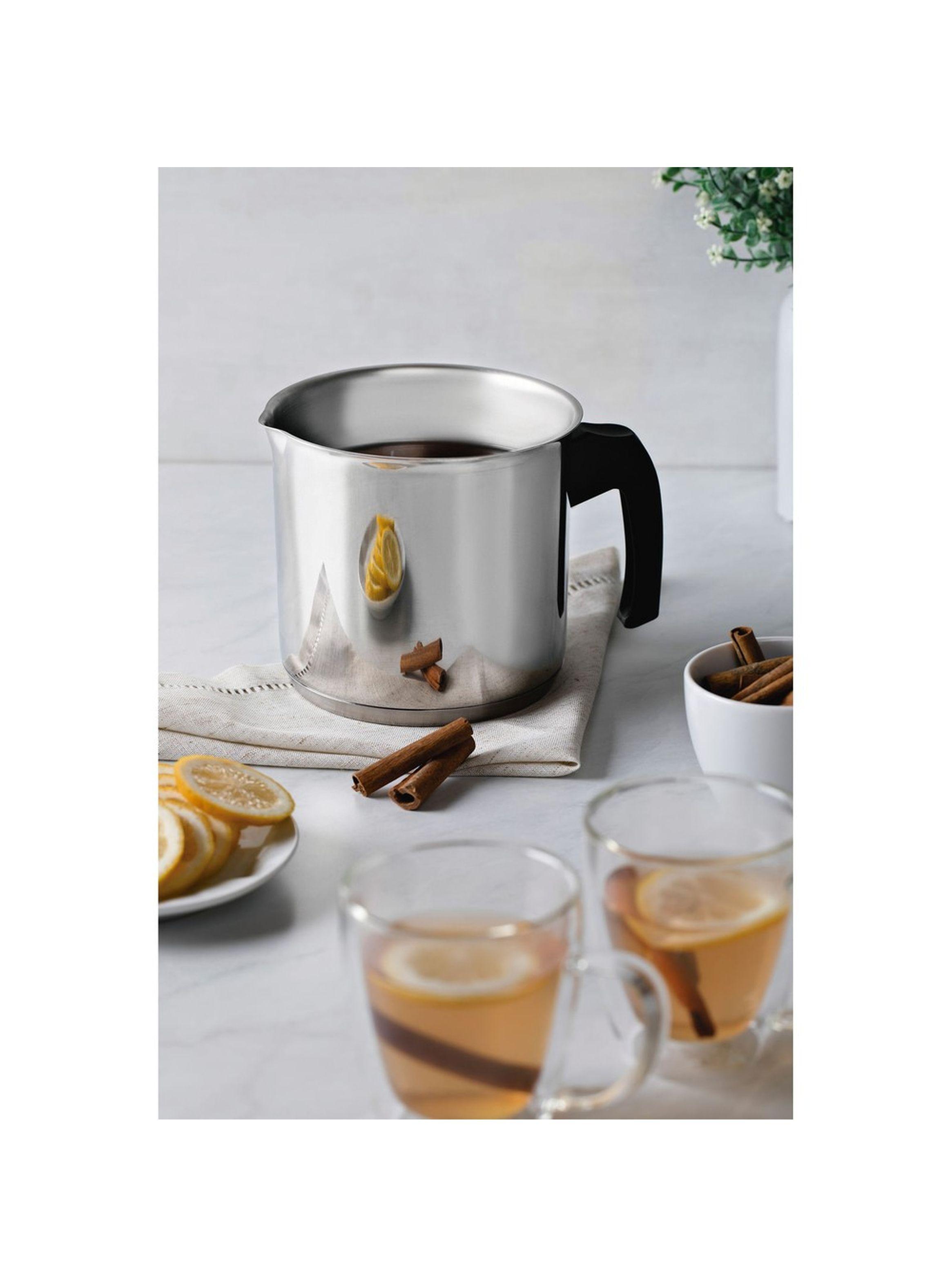 Hervidor Allegra de acero inoxidable con fondo triple y mango de baquelita de 14 cm y 2 l Tramontina-5