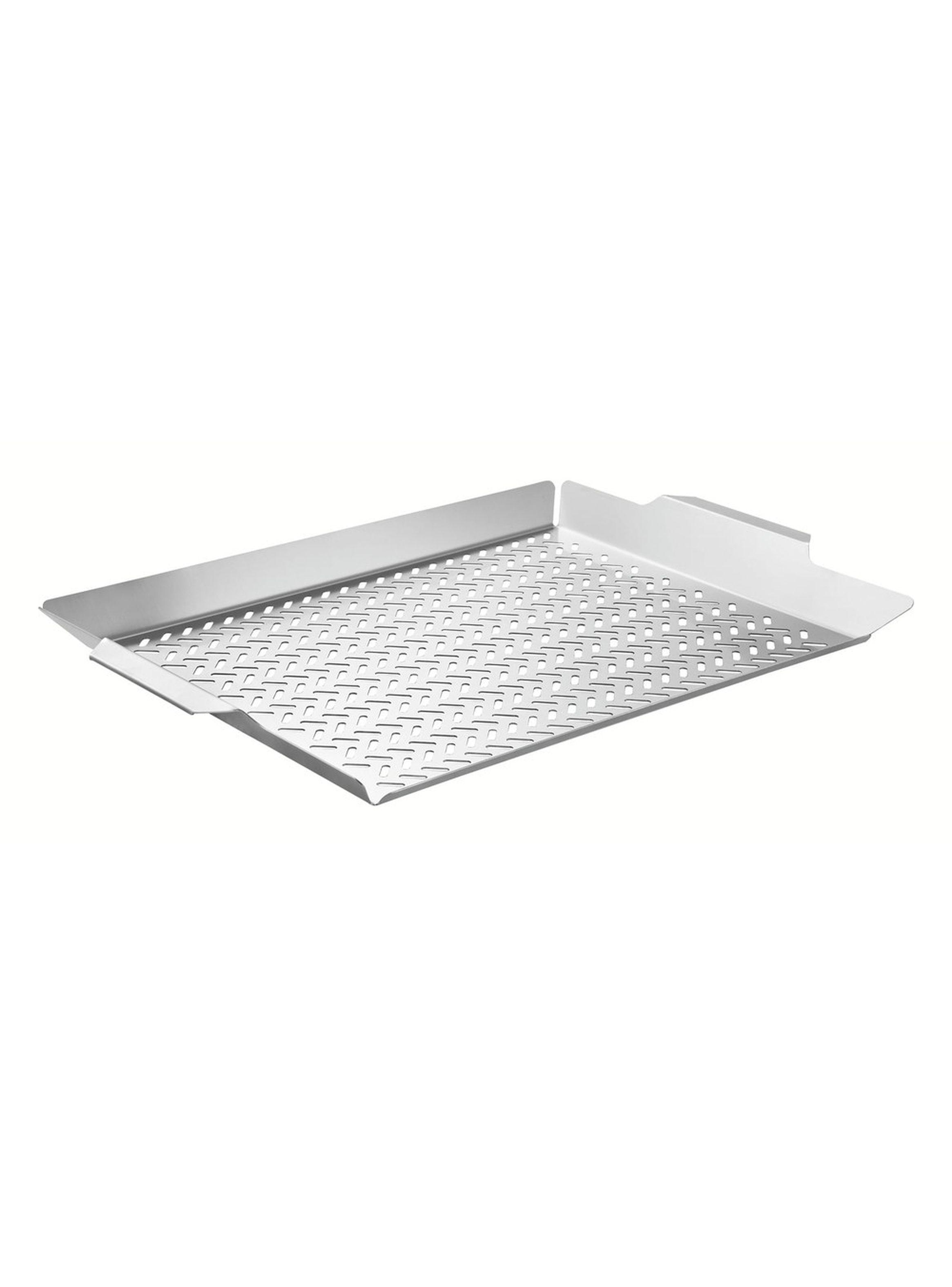 Asadera Tramontina Cosmos para pescado de acero inoxidable 48 x 32 cm-0