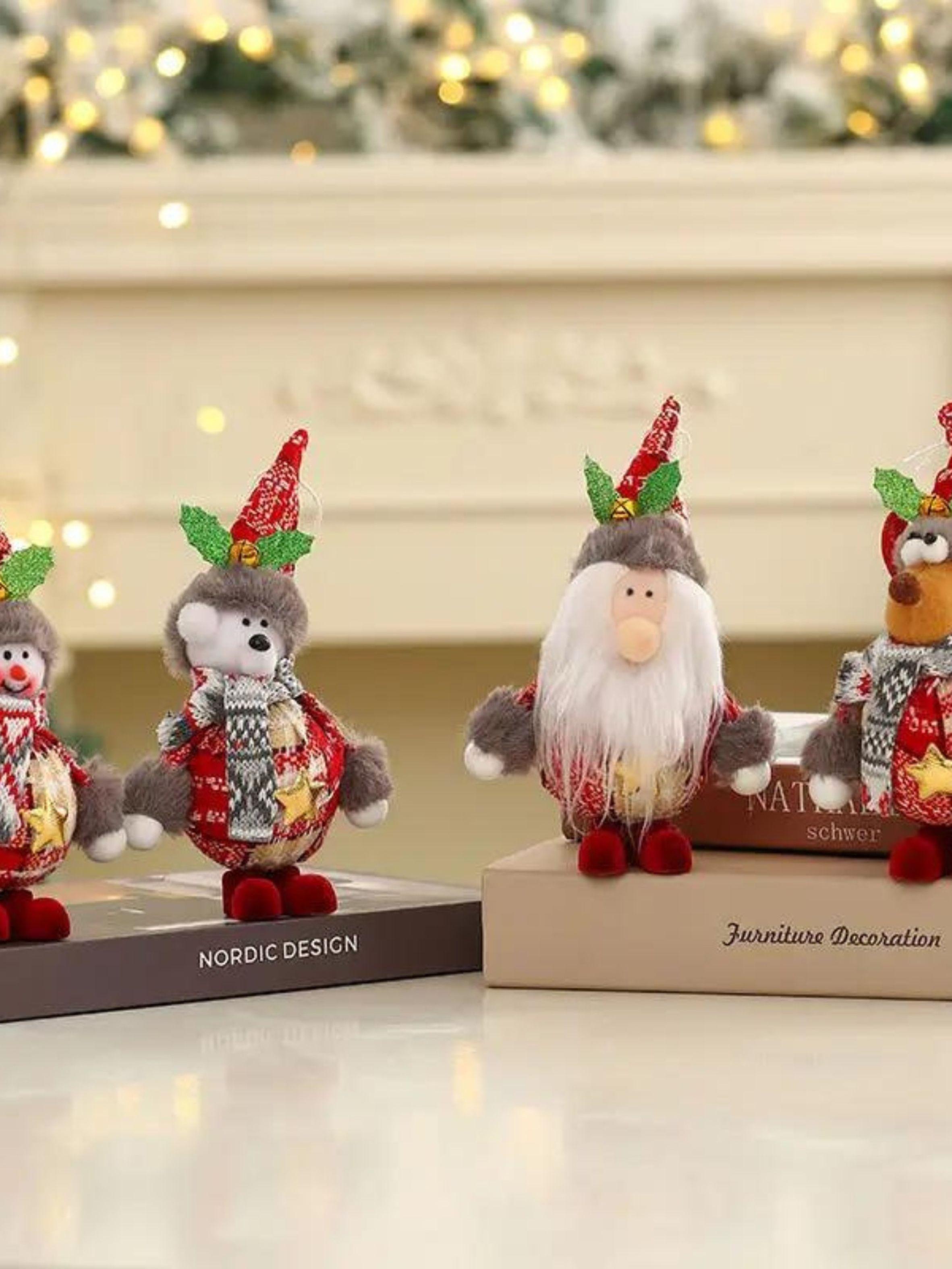 Pack de 4 muñecos Navideños colgantes-6