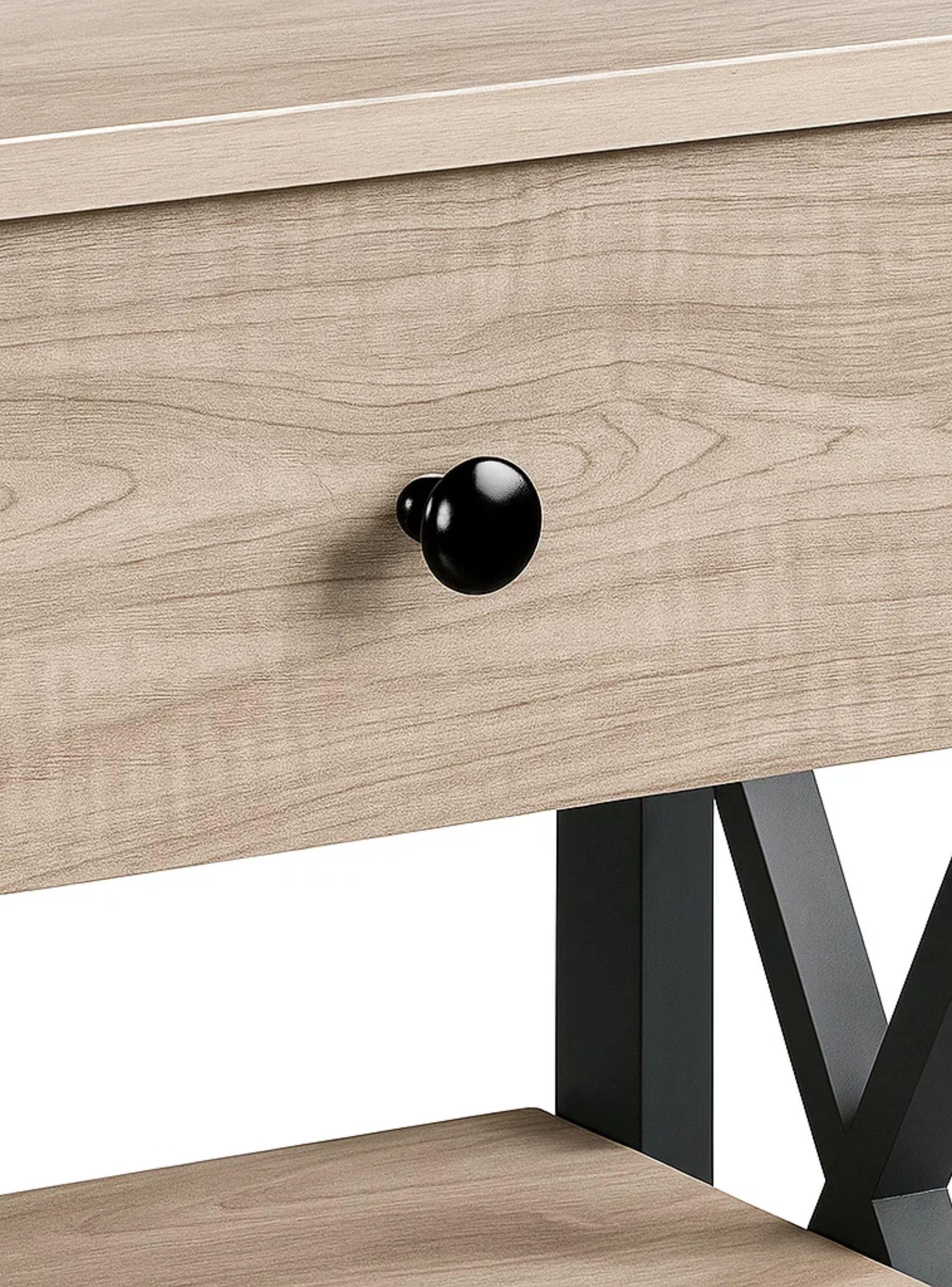 Arrimo con Caj n y 2 Estantes de Almacenaje-3