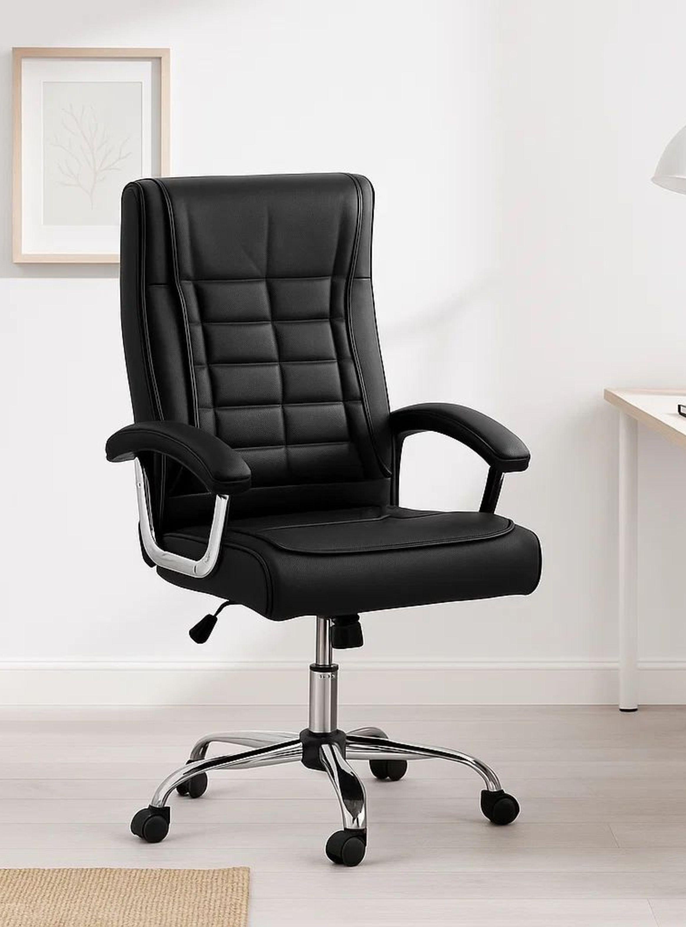 Silla Toscana Ejecutiva de Oficina Negro-3