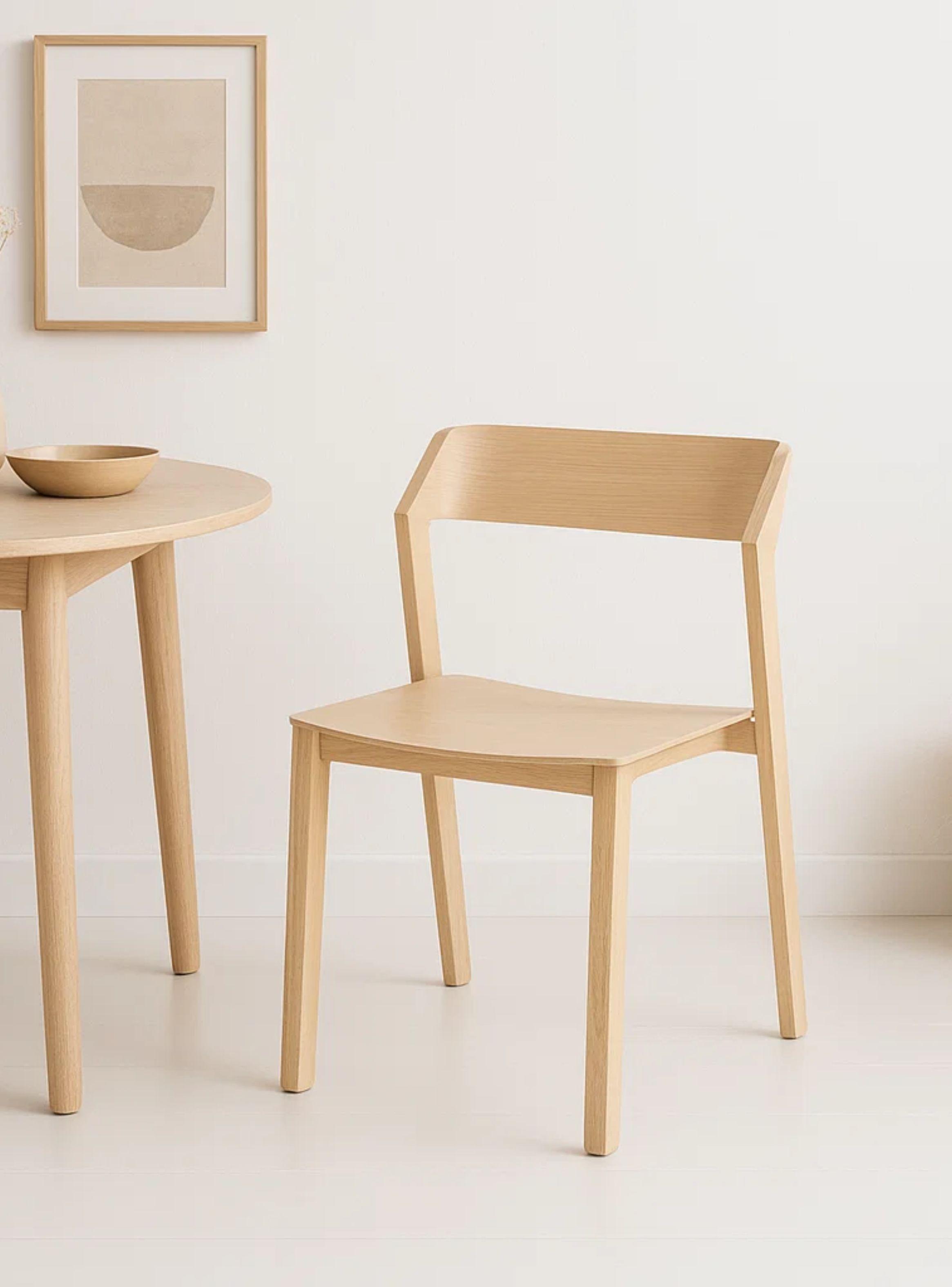 Silla de Comedor Madera Rover Viena Natural-3