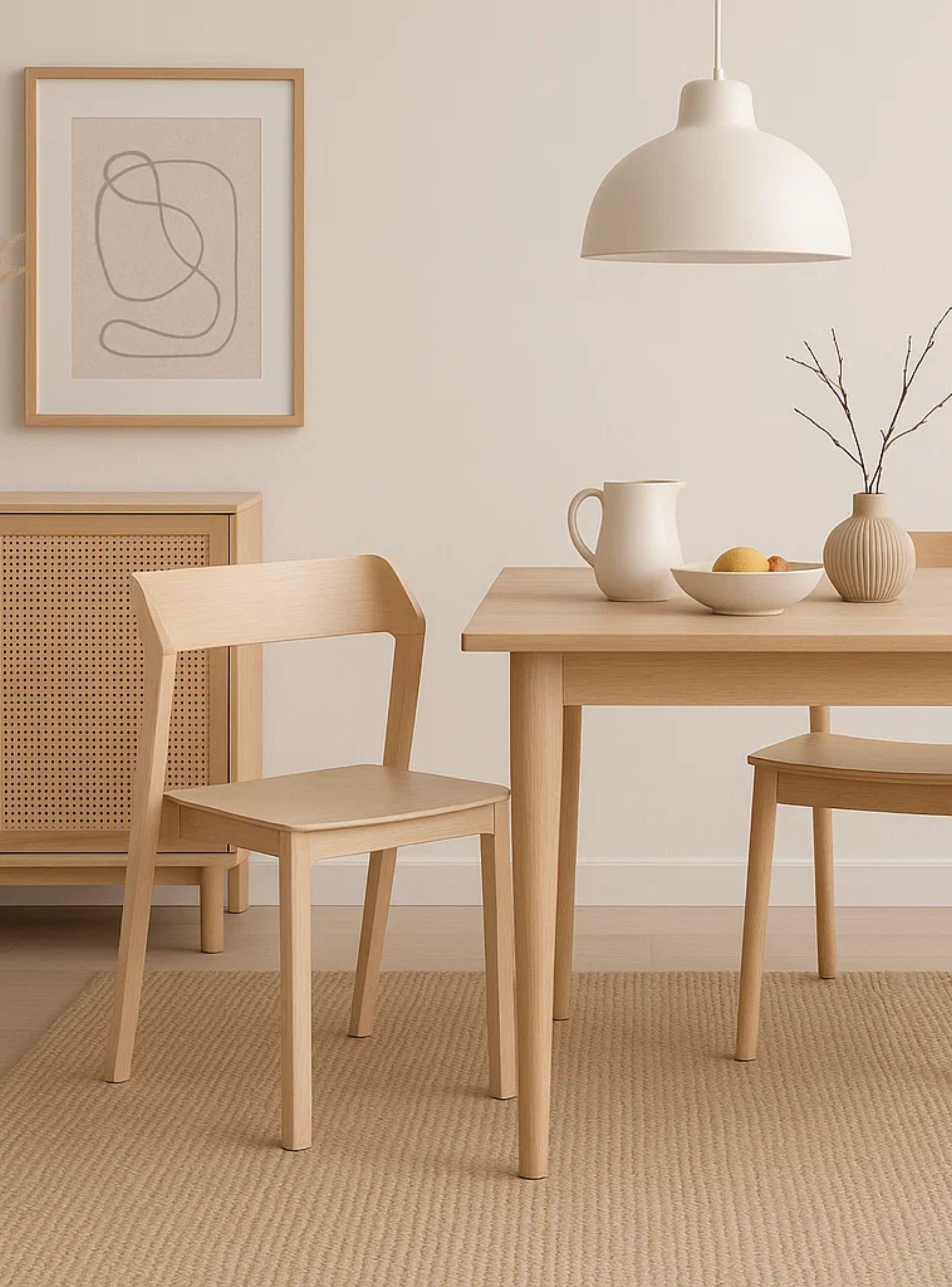 Silla de Comedor Madera Rover Viena Natural-4