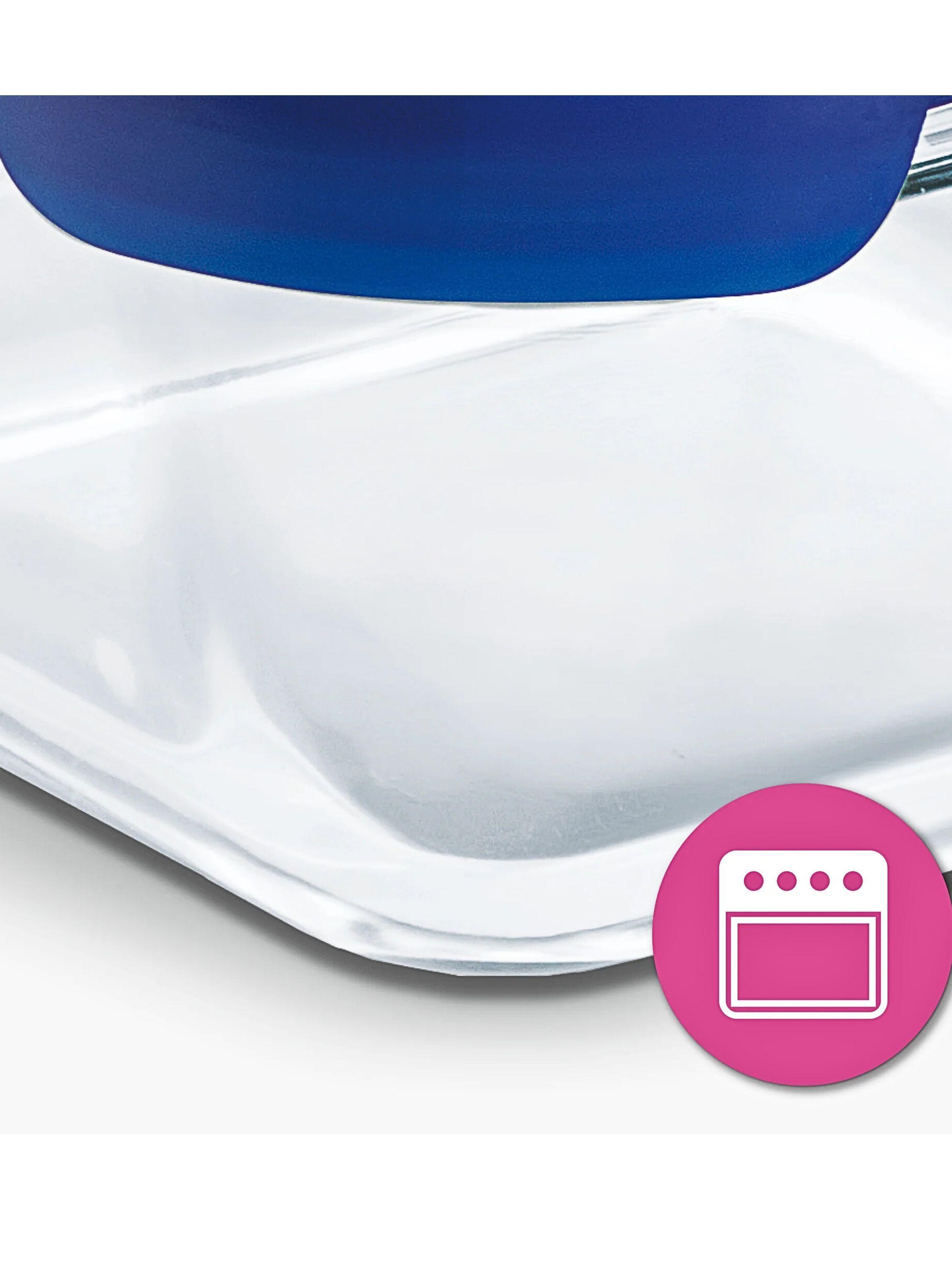 Contenedor Hermético de Vidrio Rectangular 650 ml resistente-5