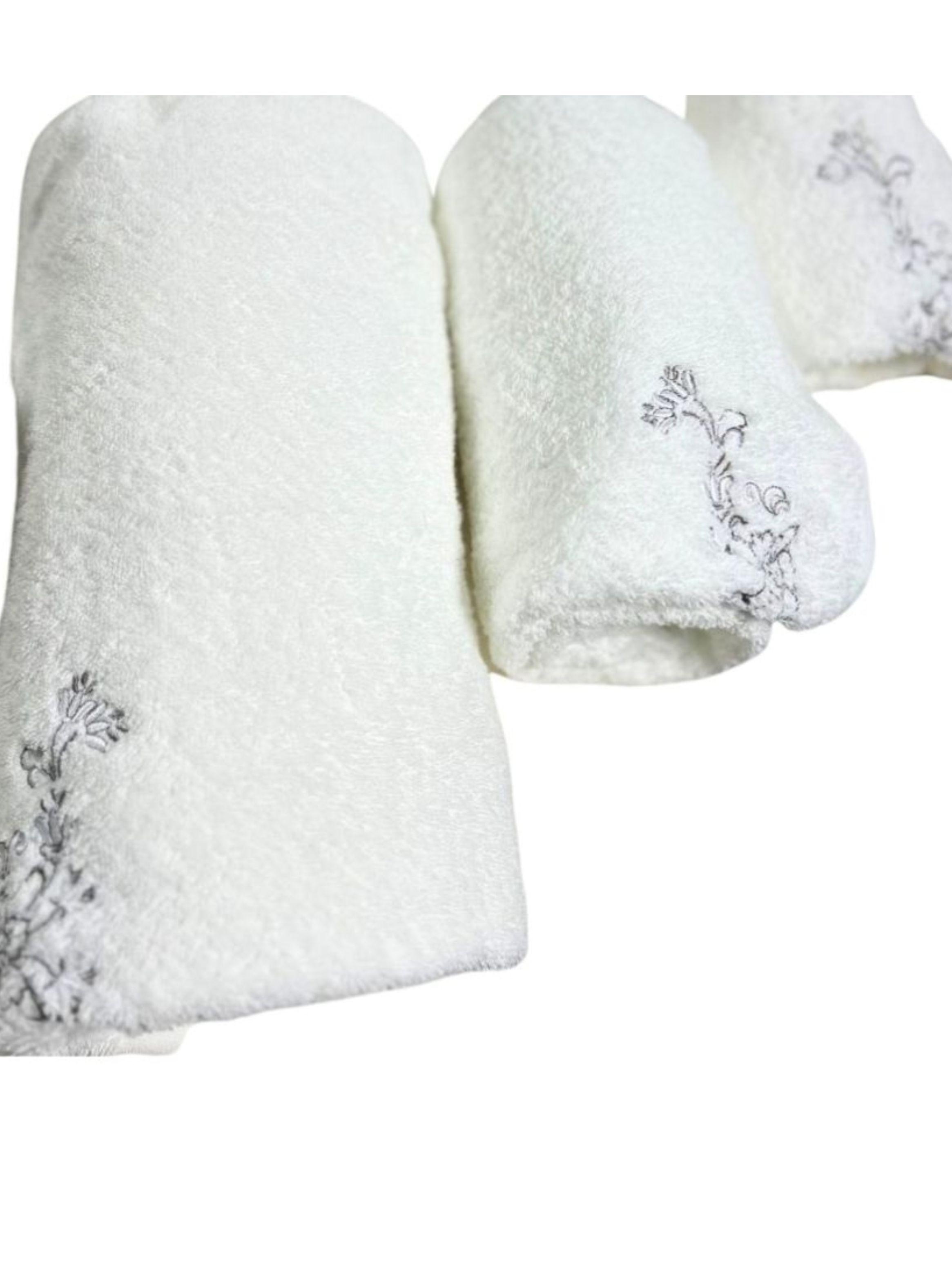 TOALLAS ROYAL TOUCH GRAY 3 unidades de Tamaño BAÑO-3