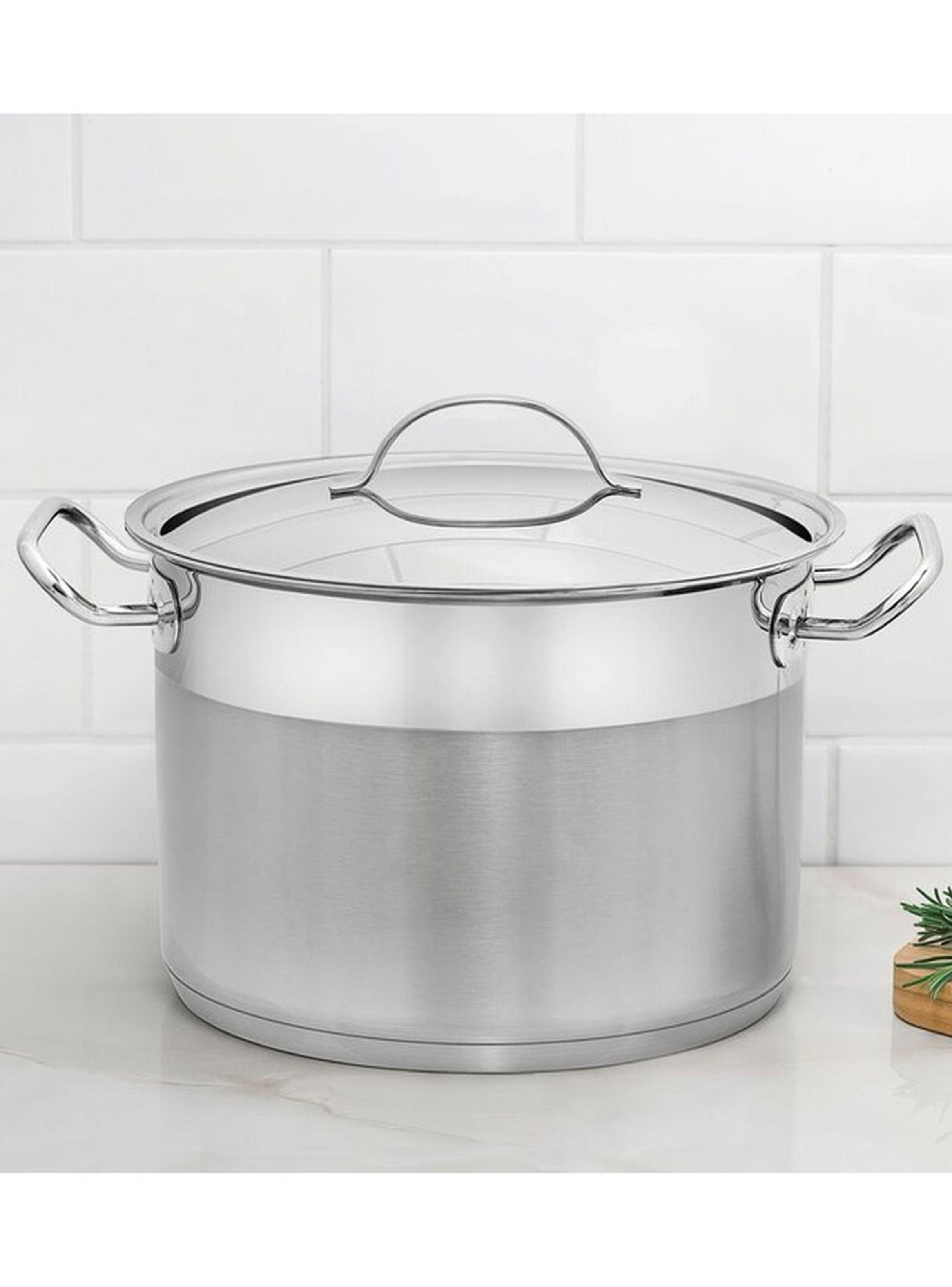 Olla Alta de Acero Inox 28 cm 11 9 L Tramontina Profesional-3