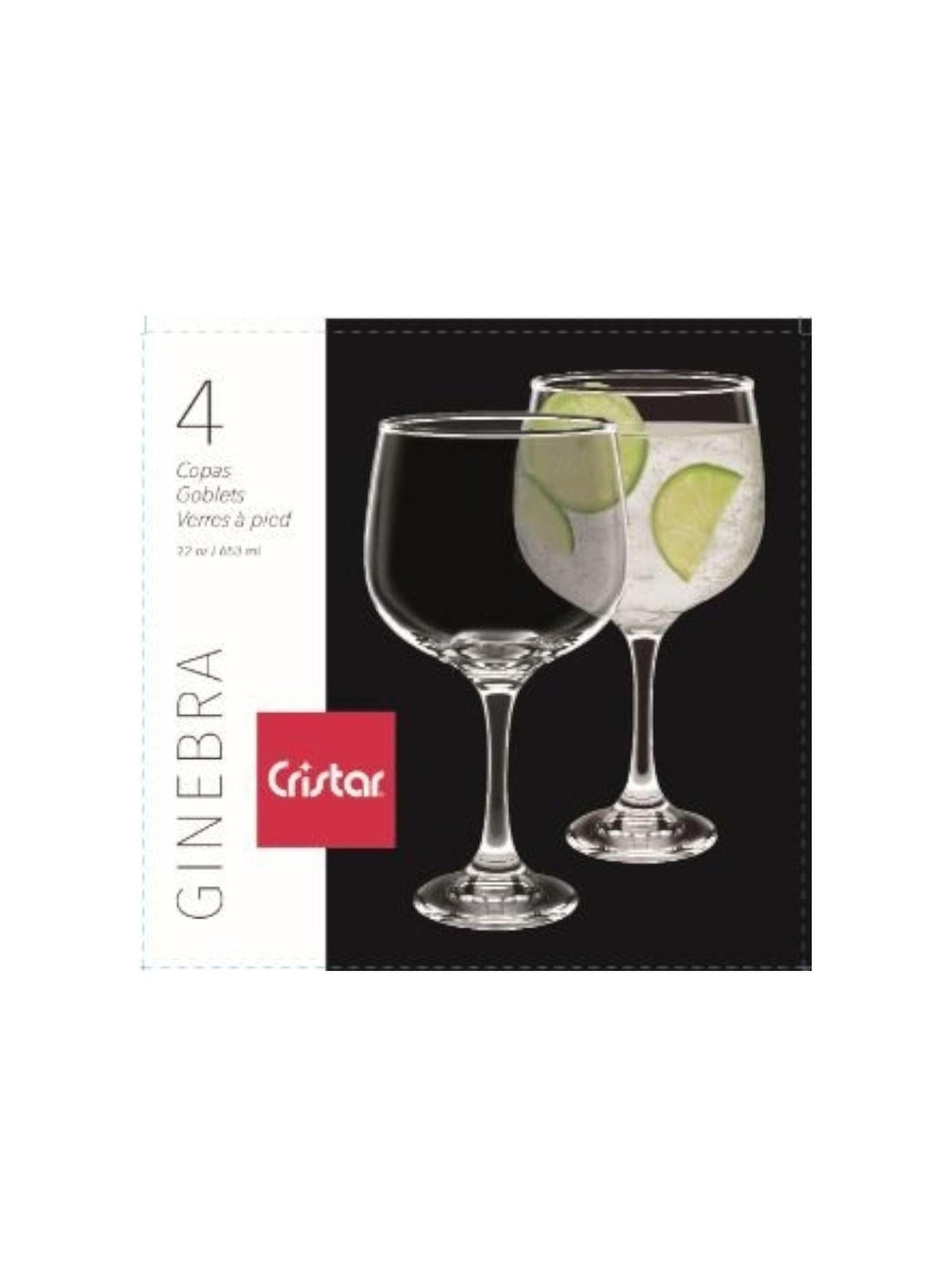 Set 4 Copas de Vidrio para Gintonic 653ml Cristar-2