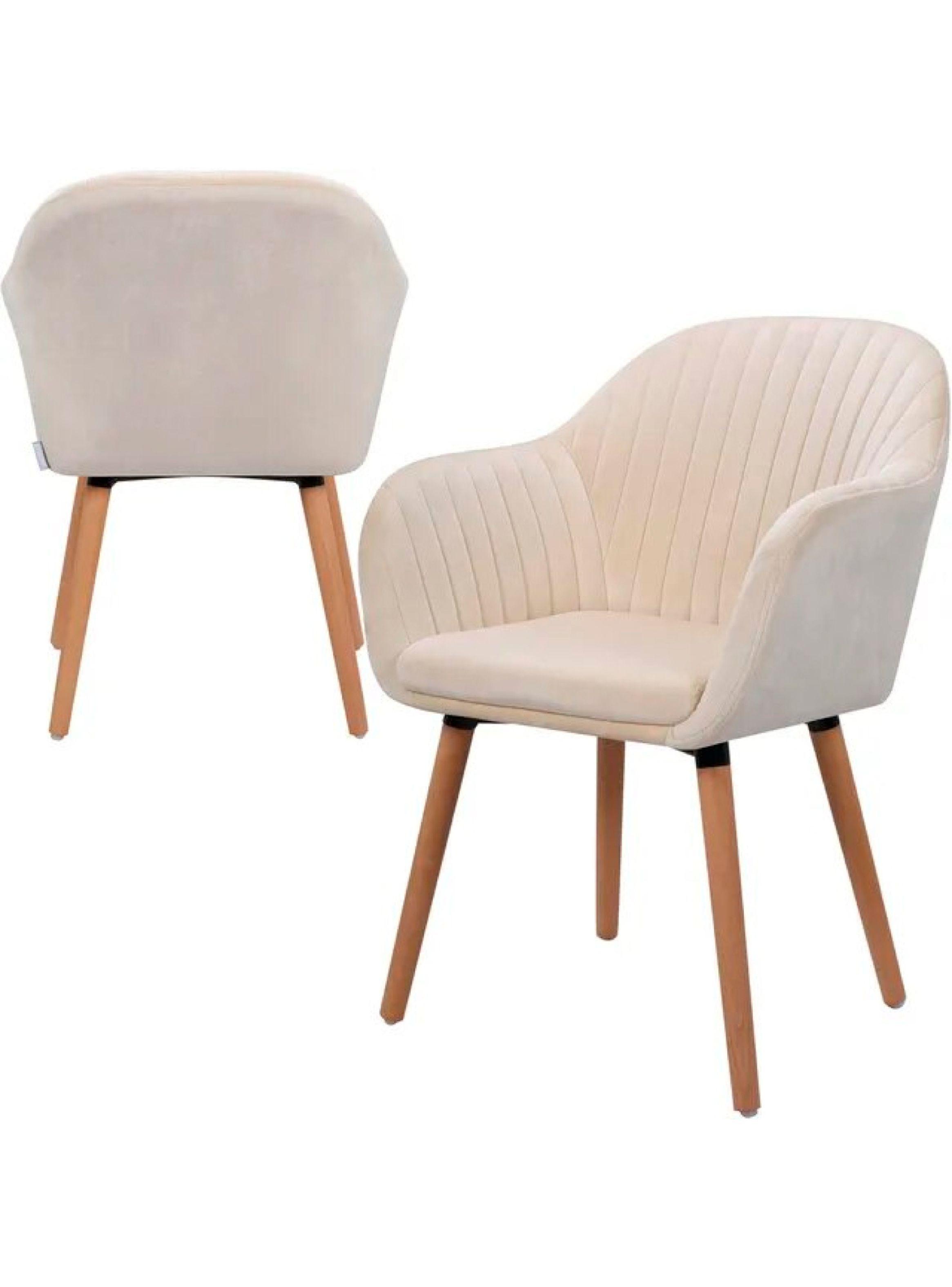 Butacas Sitial Poltrona Diamante Terciopelo Beige-2