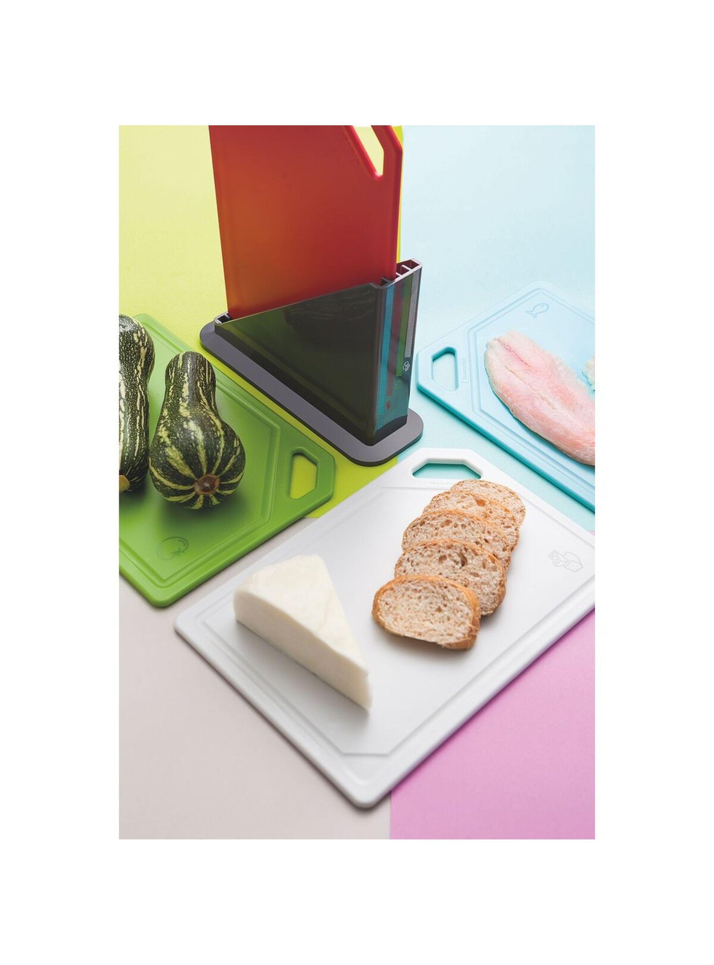 Juego de Tablas de Corte Tramontina MixColor con Soporte 5 Piezas-3