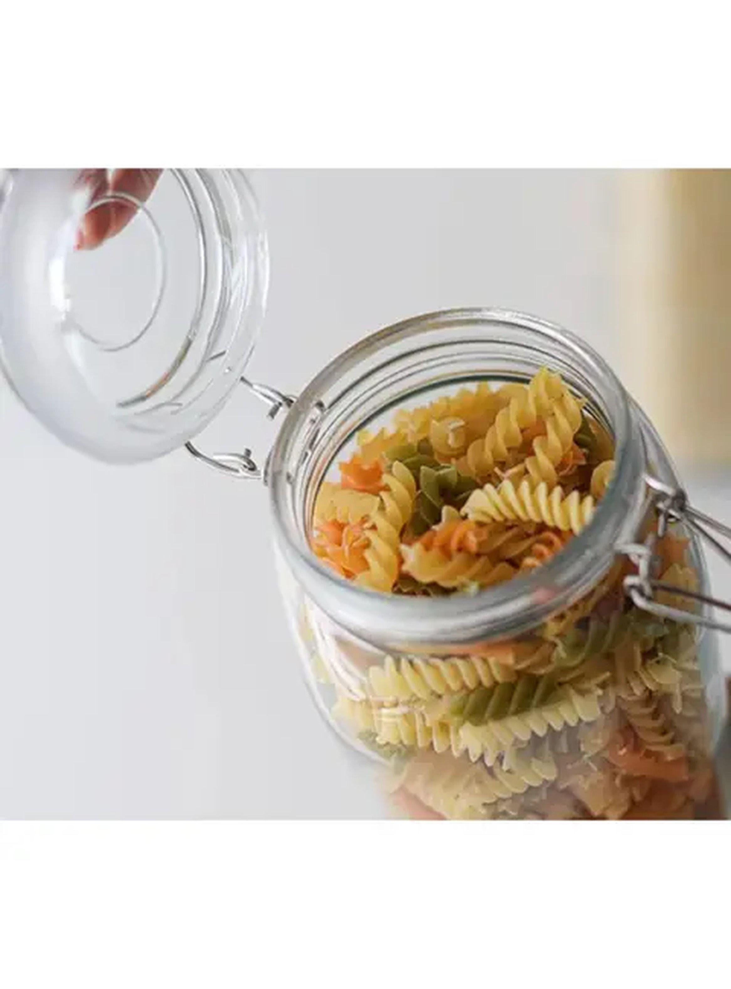 Pack de 3 Frascos con tapa de Vidrio 1,4L Allegra-2