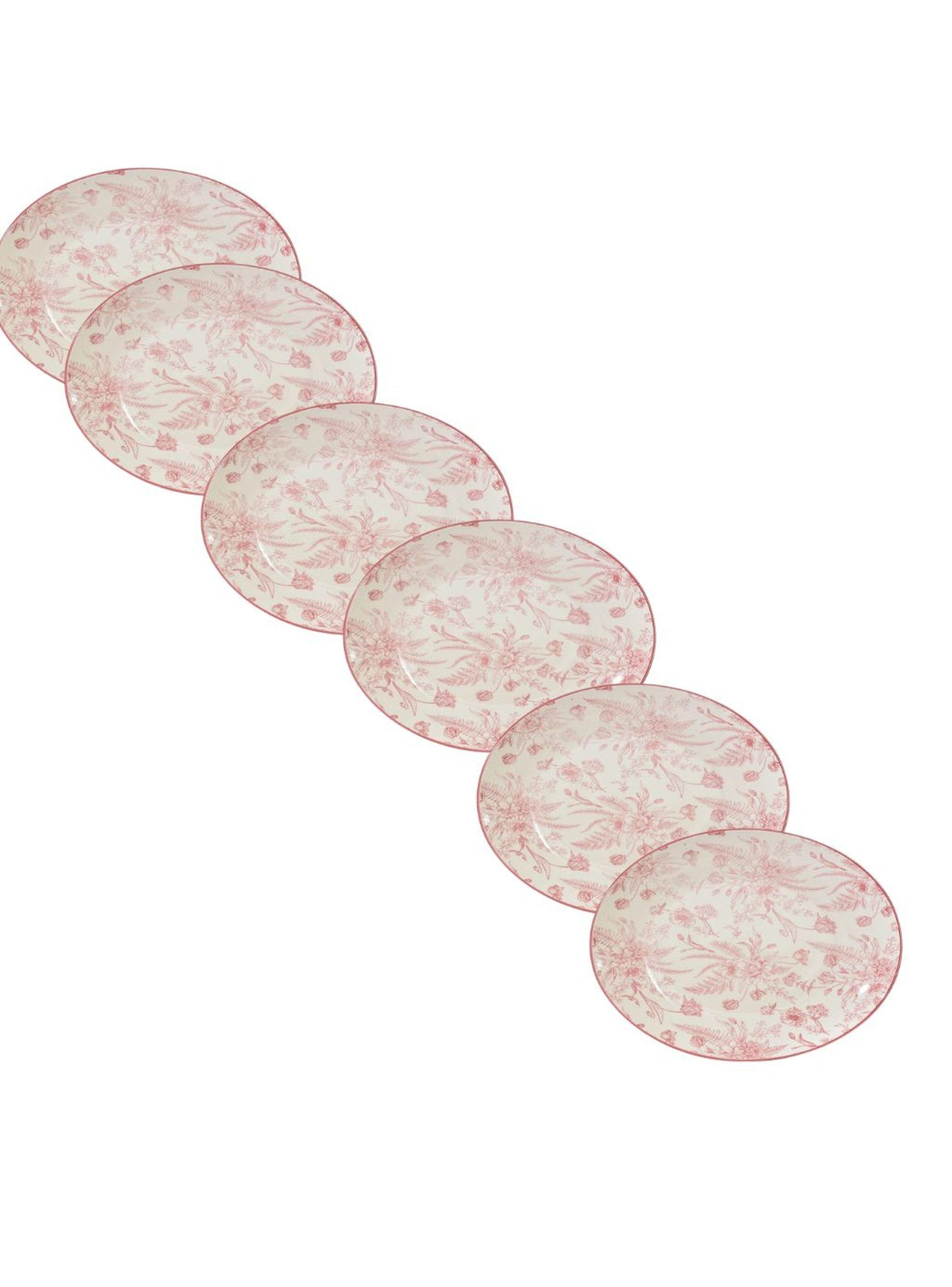 Set de 6 Platos Mesa 27 Cm Rose-2