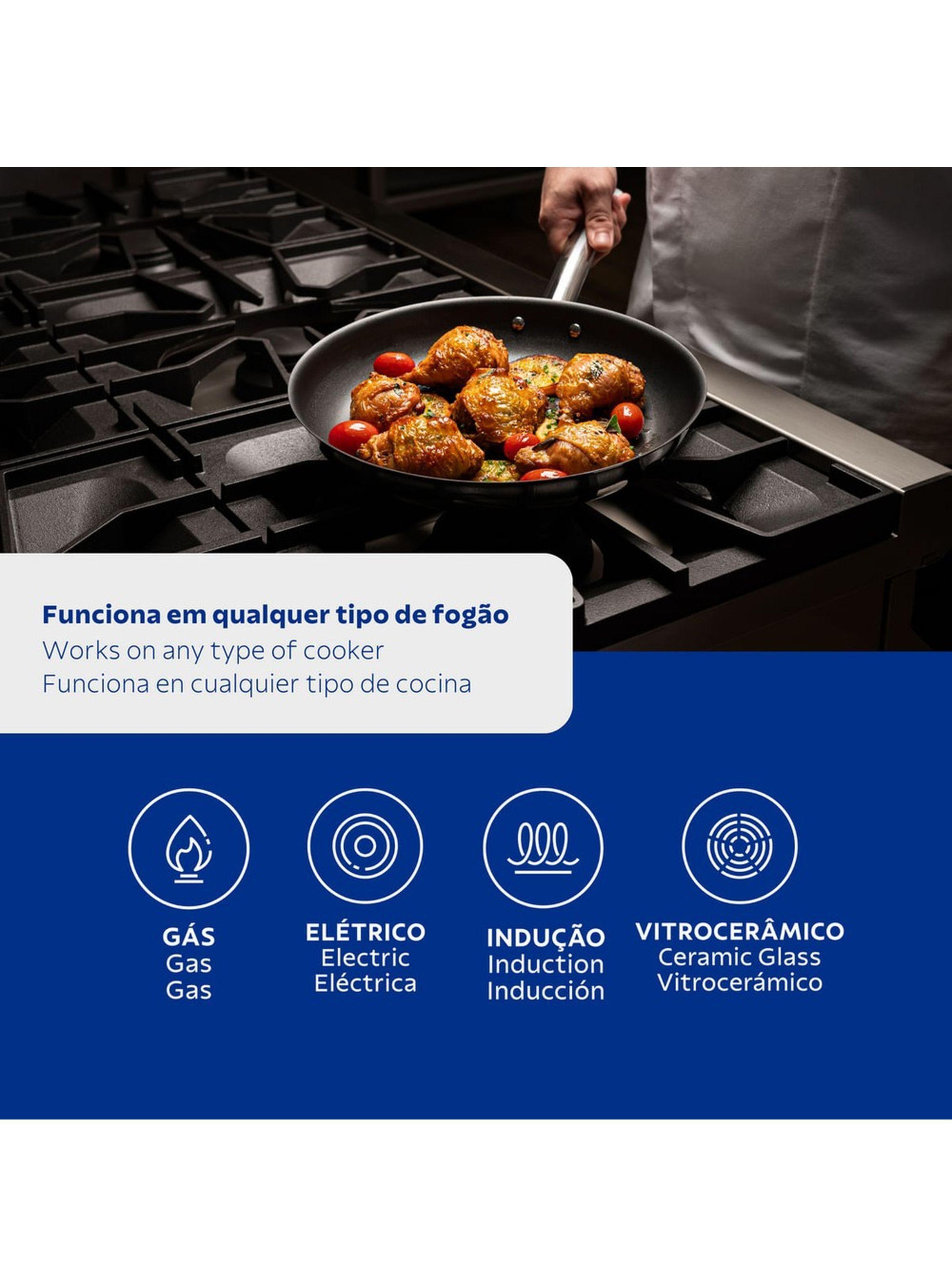 Sarten Acero con Antiadherente 20 cm Tramontina Professional-6