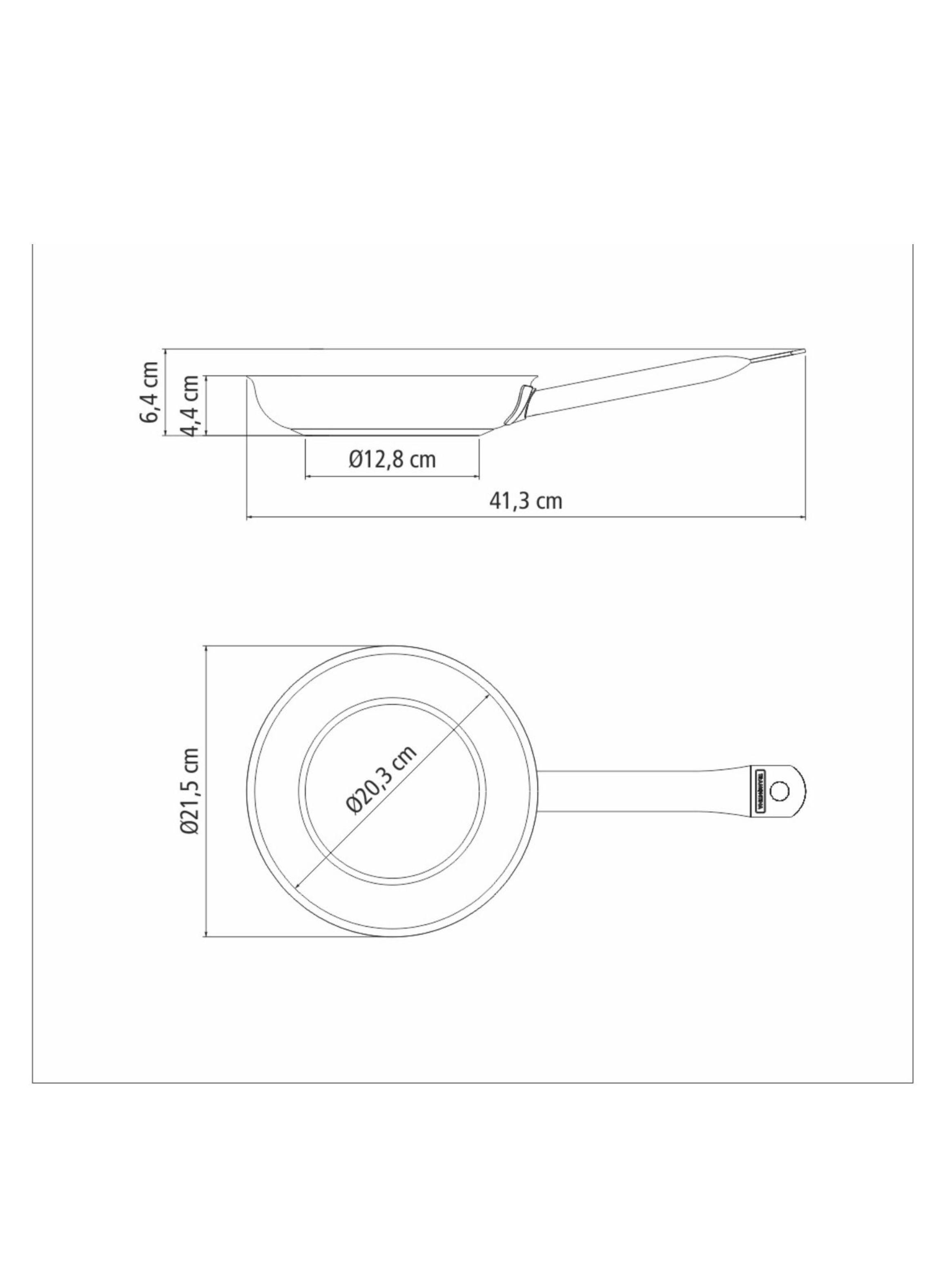 Sarten Acero con Antiadherente 20 cm Tramontina Professional-8