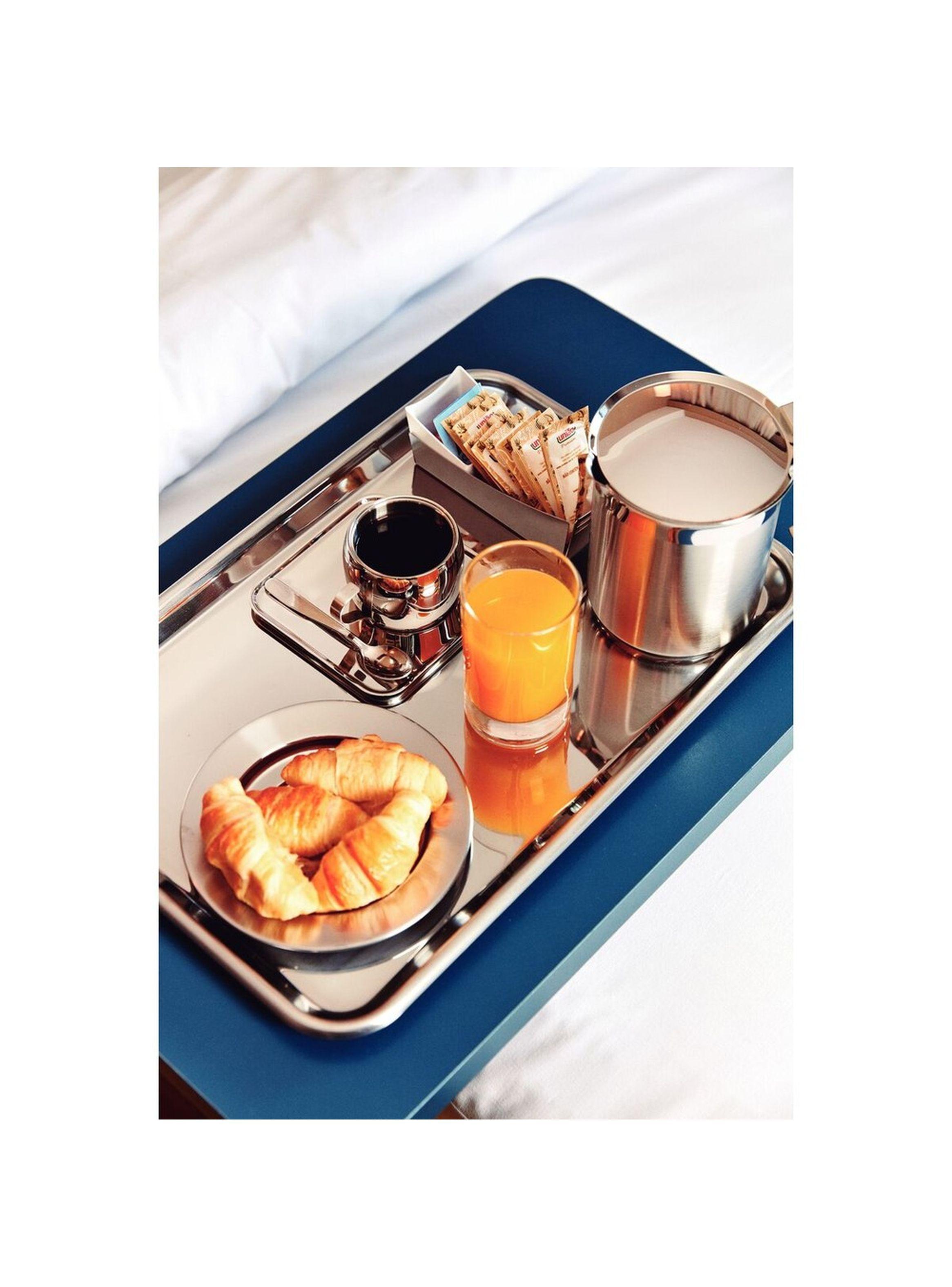 Juego para Cafe Tramontina de acero inoxidable tazas, platos, cucharas 18 piezas-2