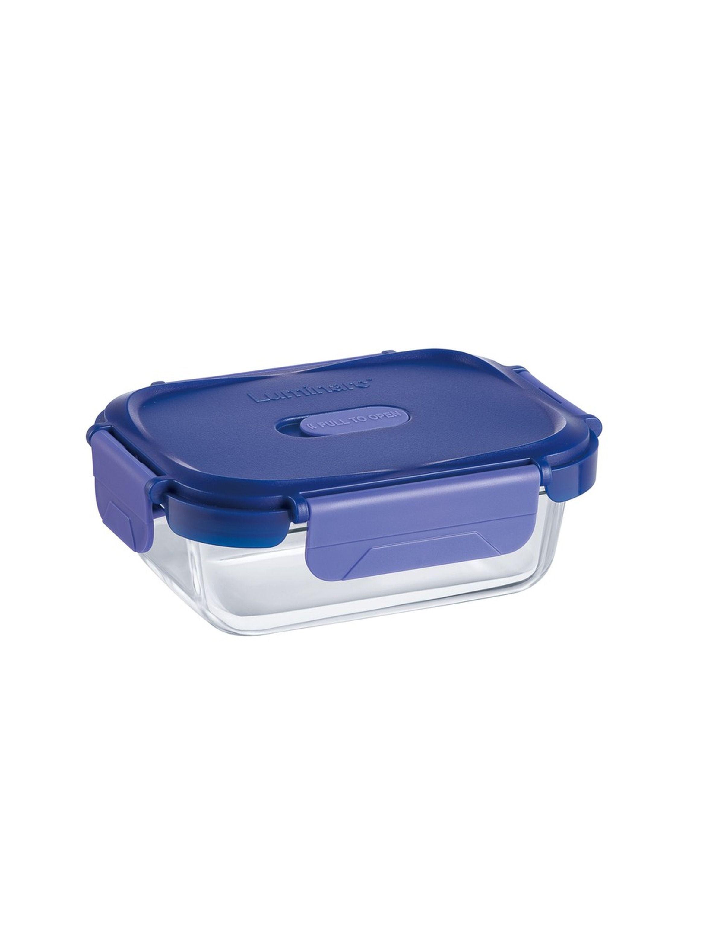 Pack de 3 Contenedores Herm tico de Vidrio Rectangular 370 ml-2