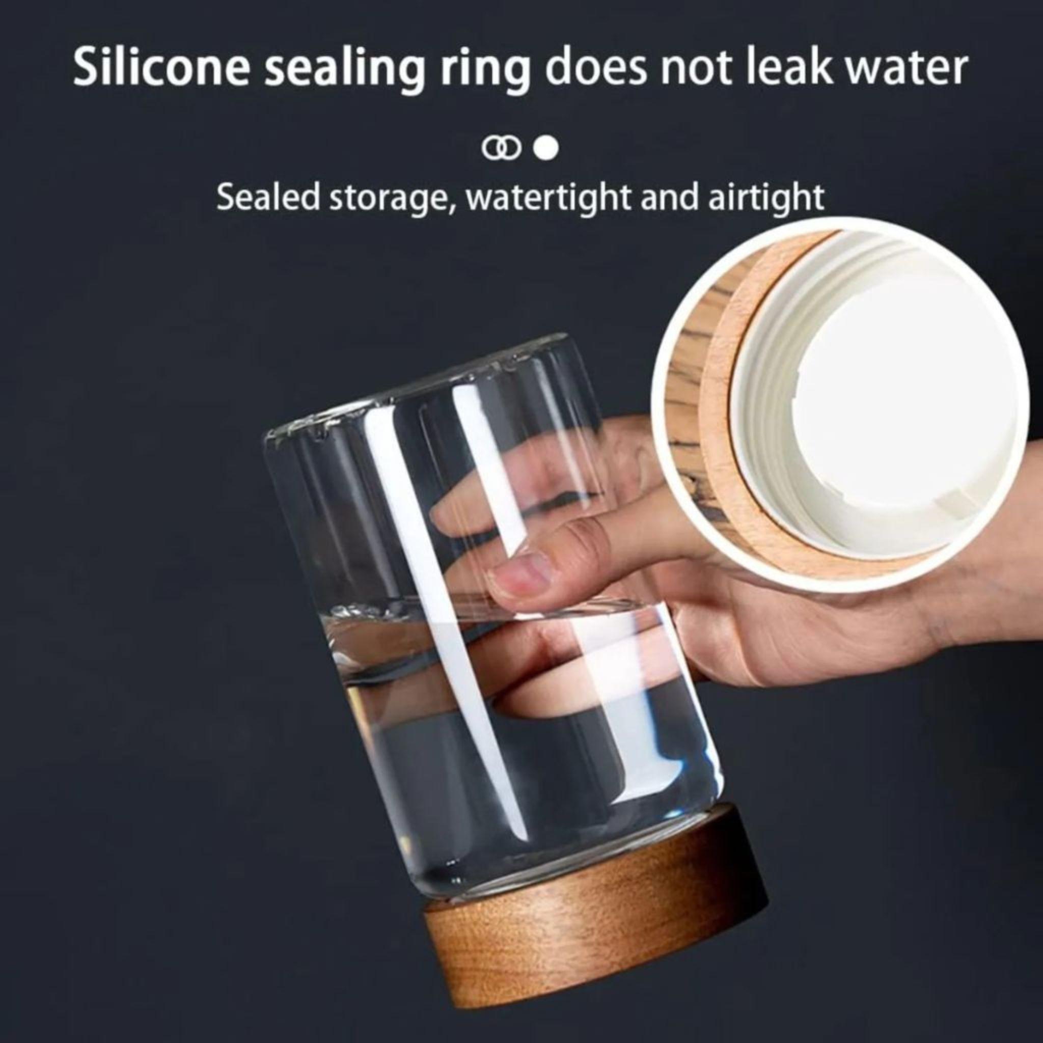 Set de 3 Frascos de Vidrio con tapa de Madera 750 ml-4