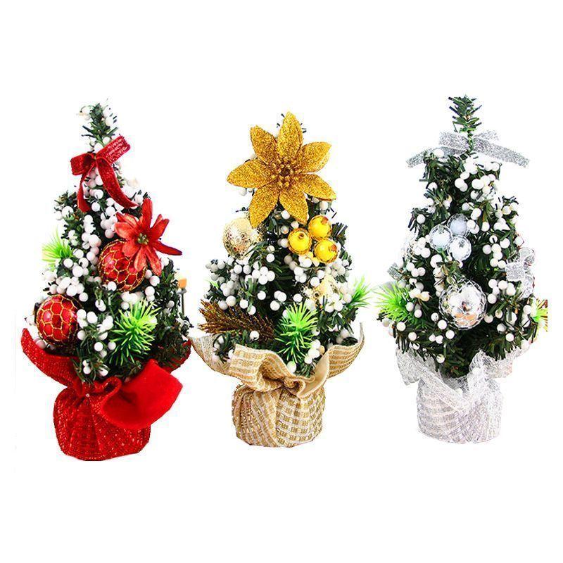 Pack de 3 Arbolitos de Navidad Mini de 22 cm - Bohemik-0