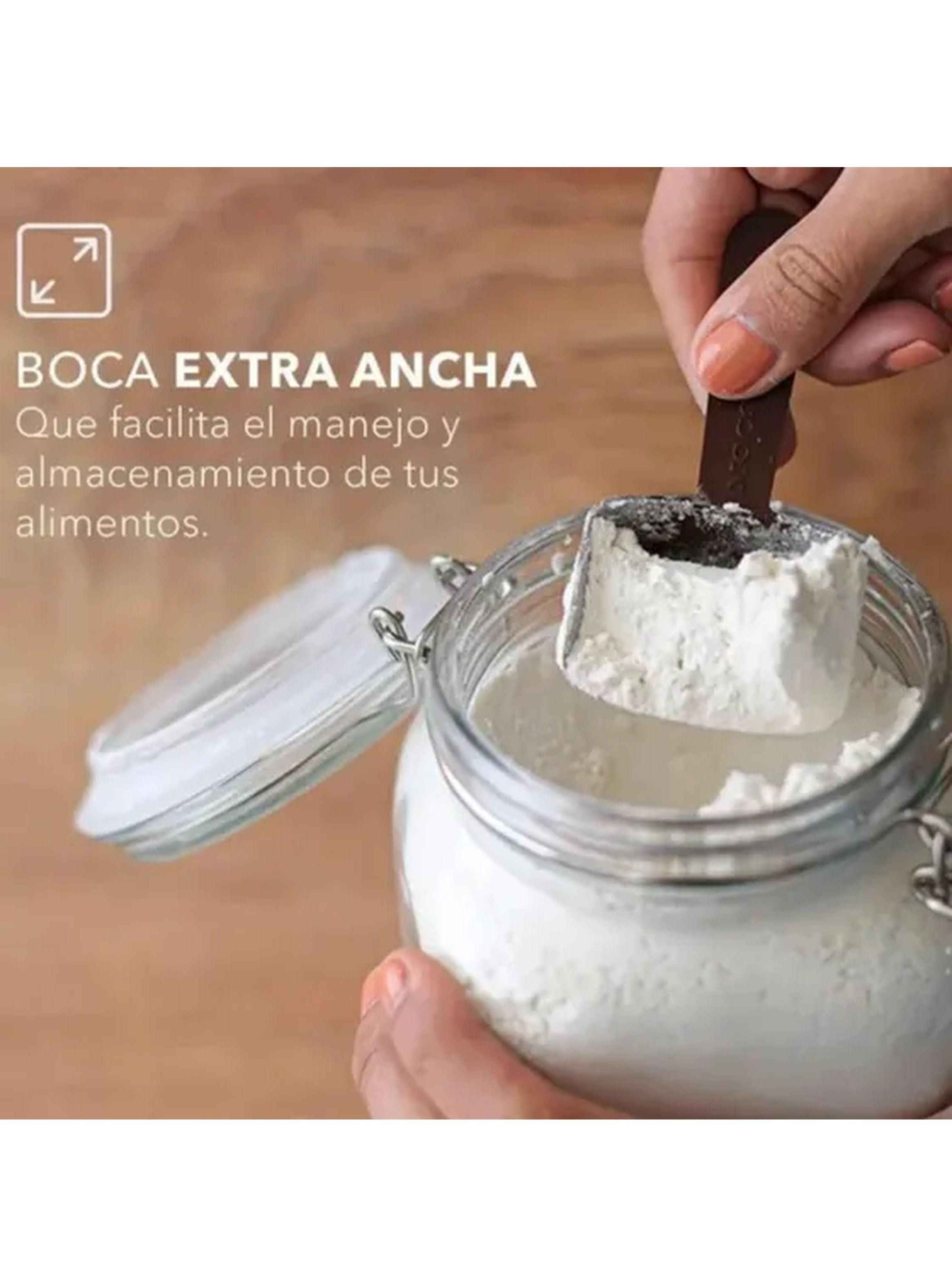 Pack de 3 Frascos con tapa de Vidrio 750 ml Allegra-3