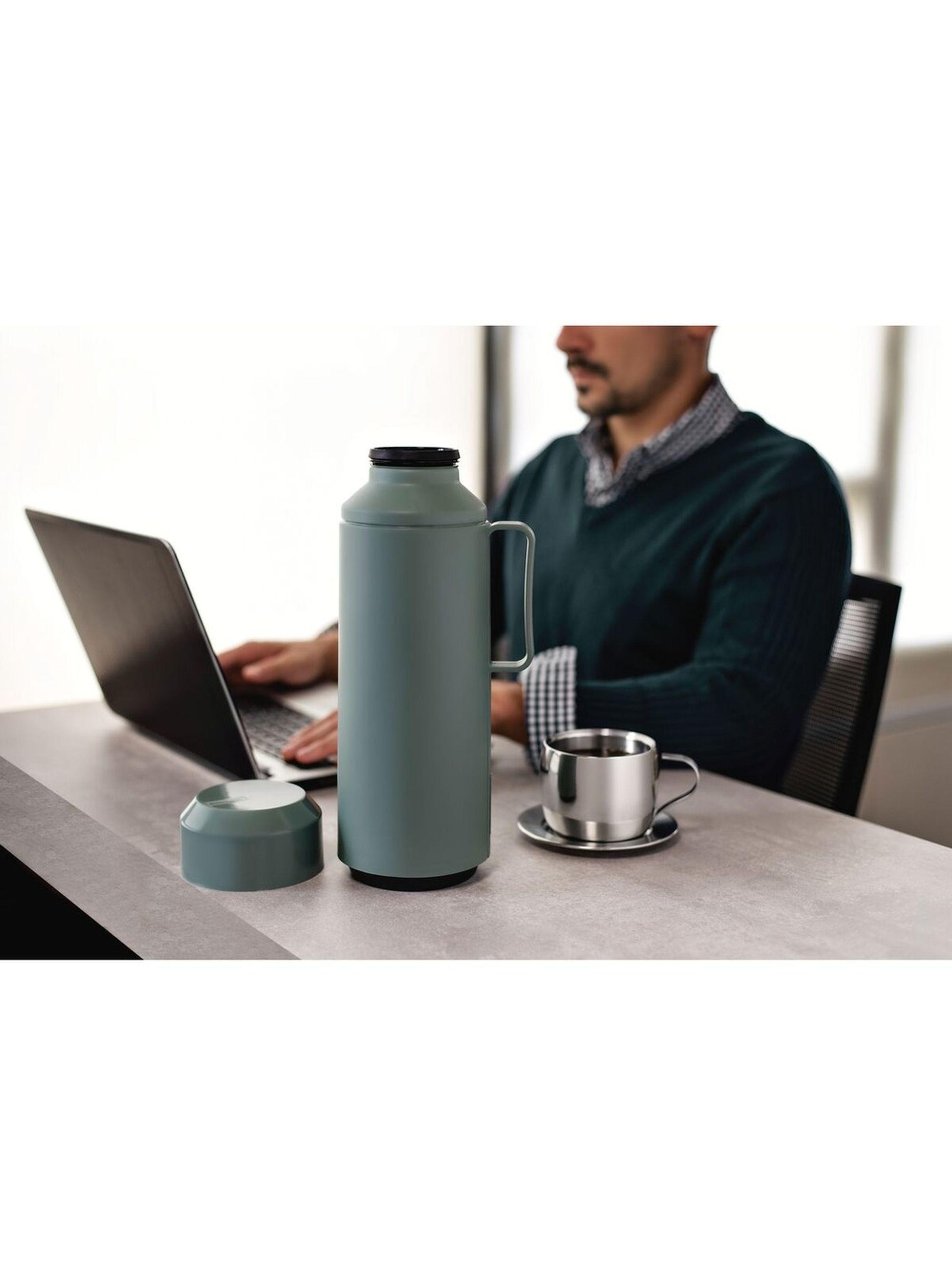 Juego de tazas Tramontina para t y cappuccino de acero inoxidable terminaci n brillante 2 piezas-2