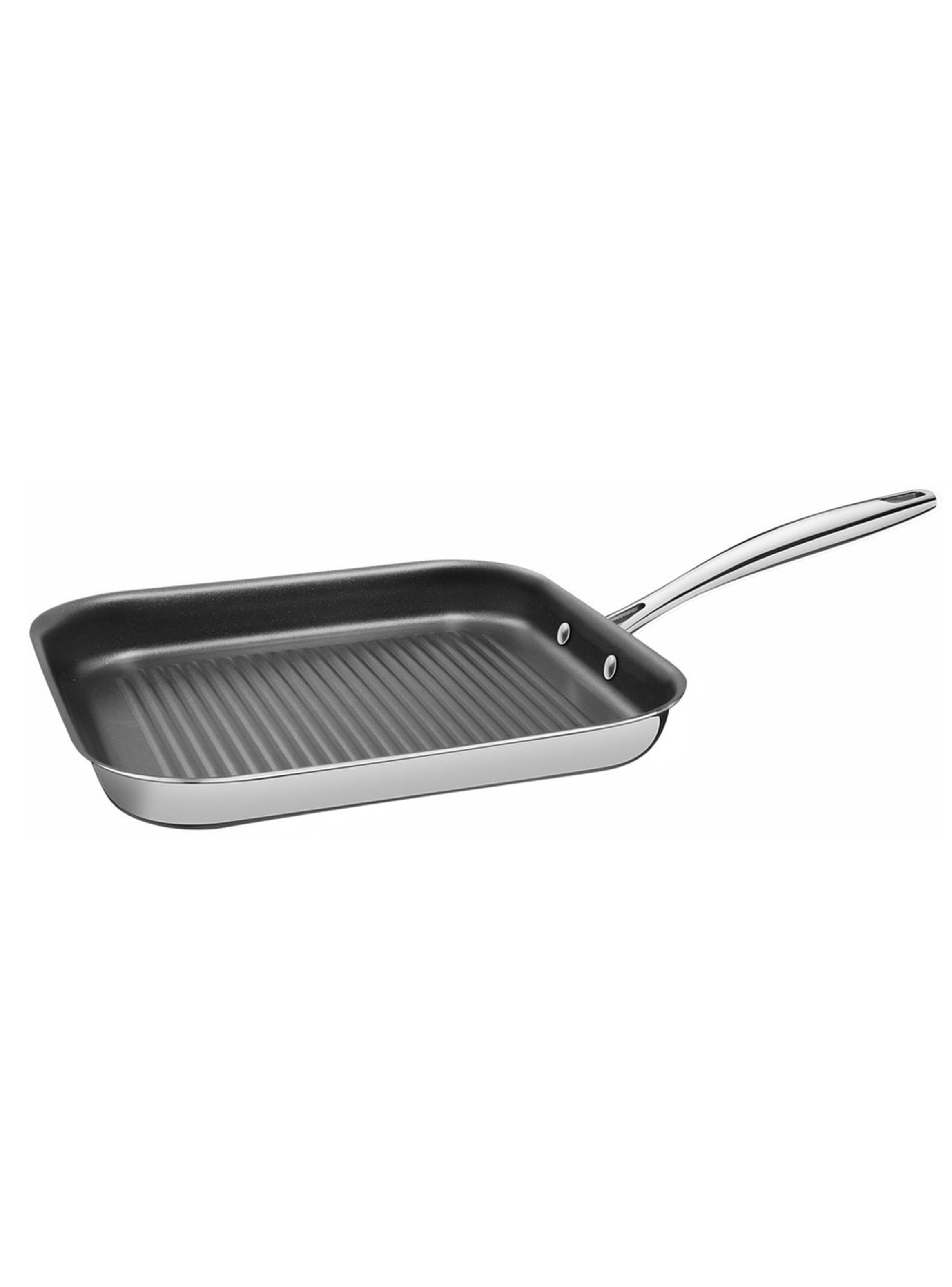 Plancha Grano de acero inoxidable con revestimiento interno antiadherente de 1 9 l Tramontina-2