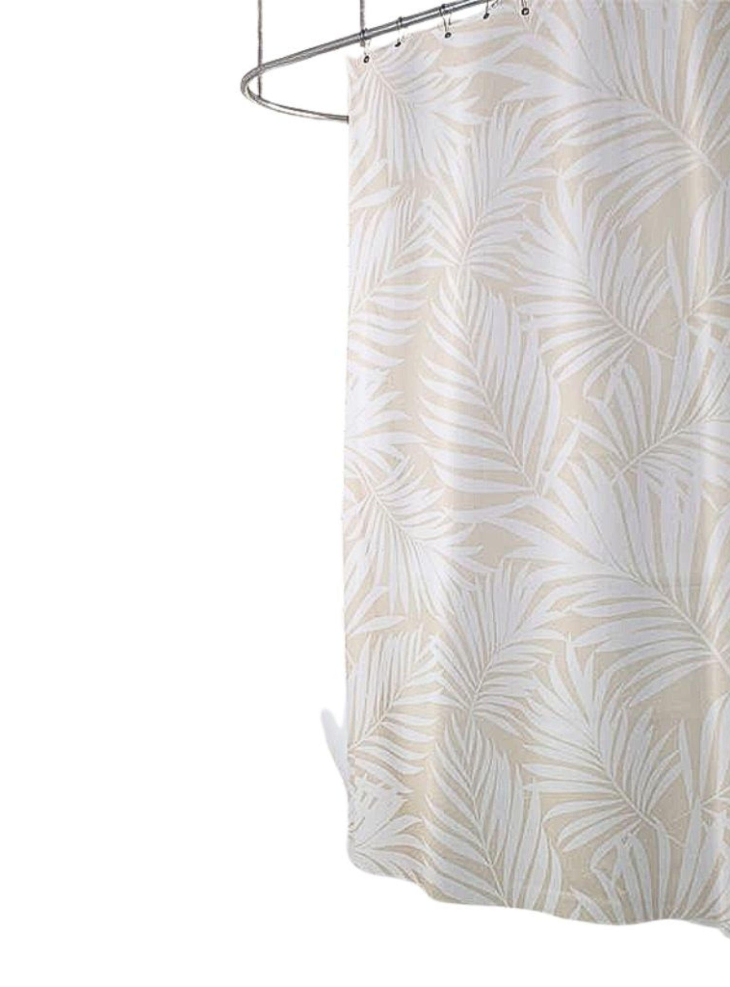 Set de 3 Toallas bordadas Algod n 550 GSM Gray 1 x tama o y Cortina de Bano Kenya-8