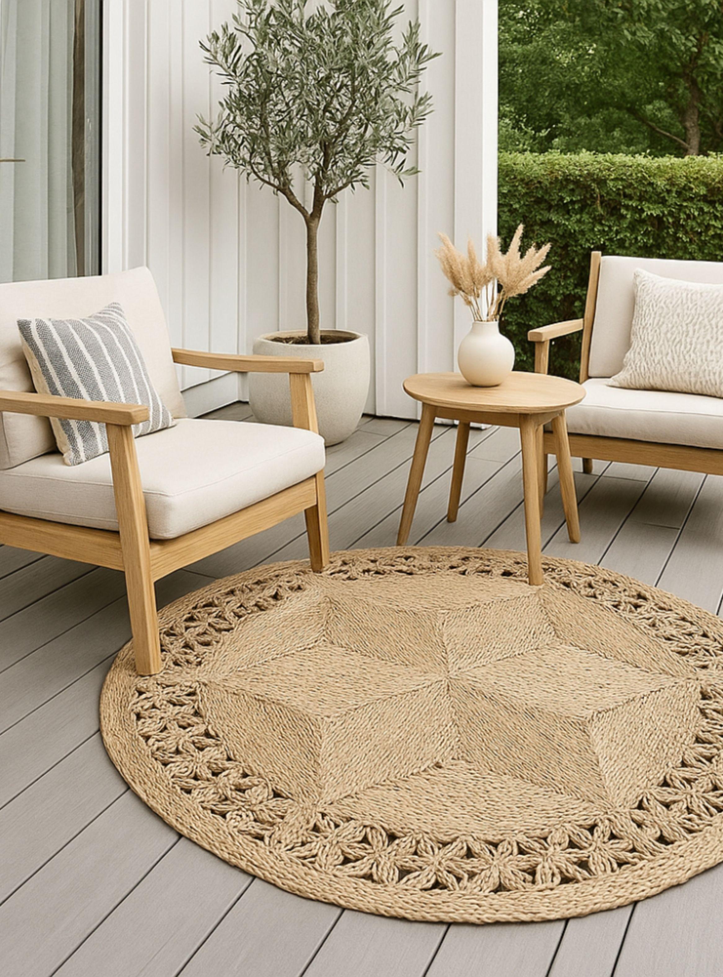 Alfombra NATURAL Maite 120 cm-0