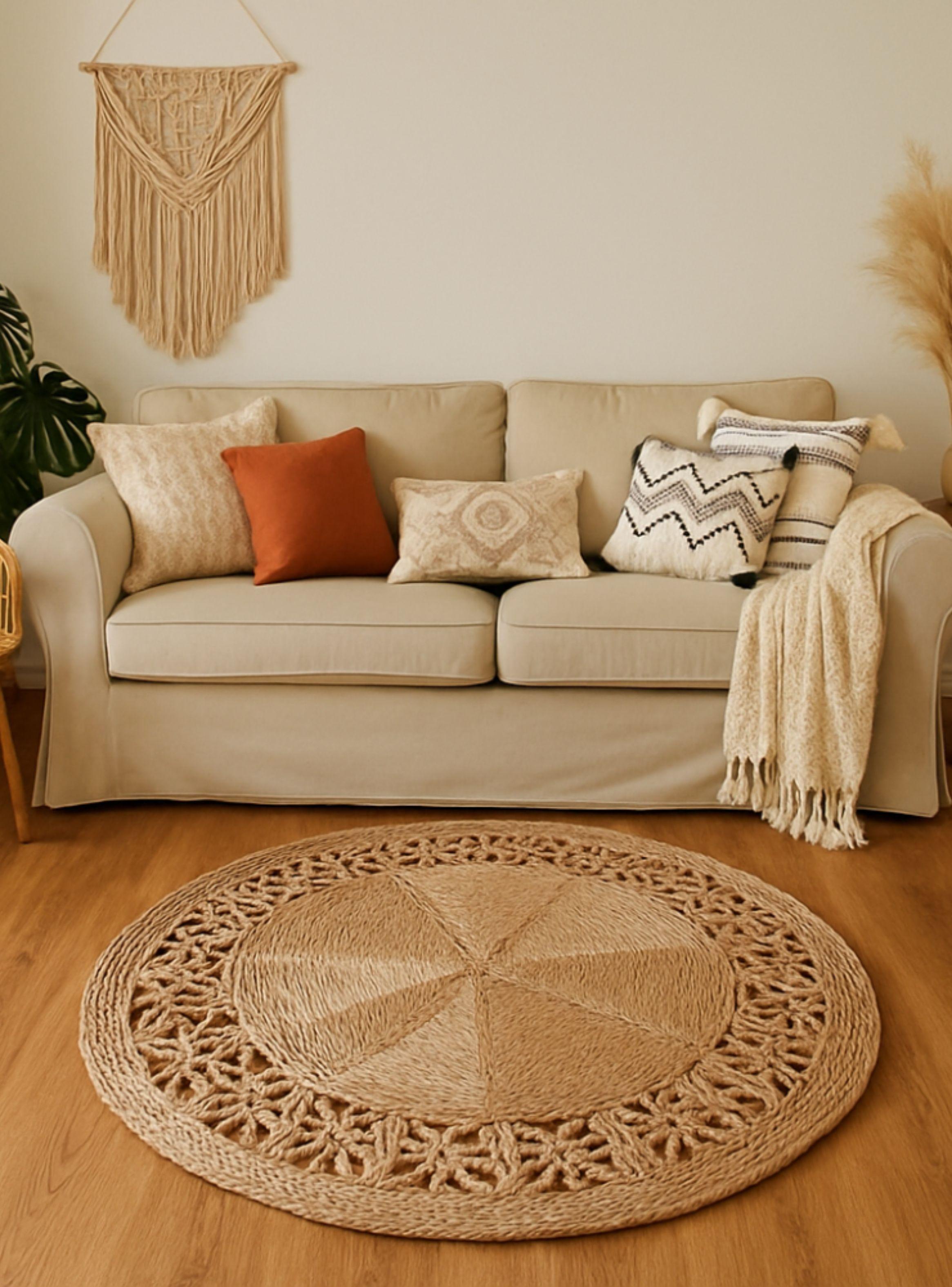 Alfombra NATURAL Maite 120 cm-6