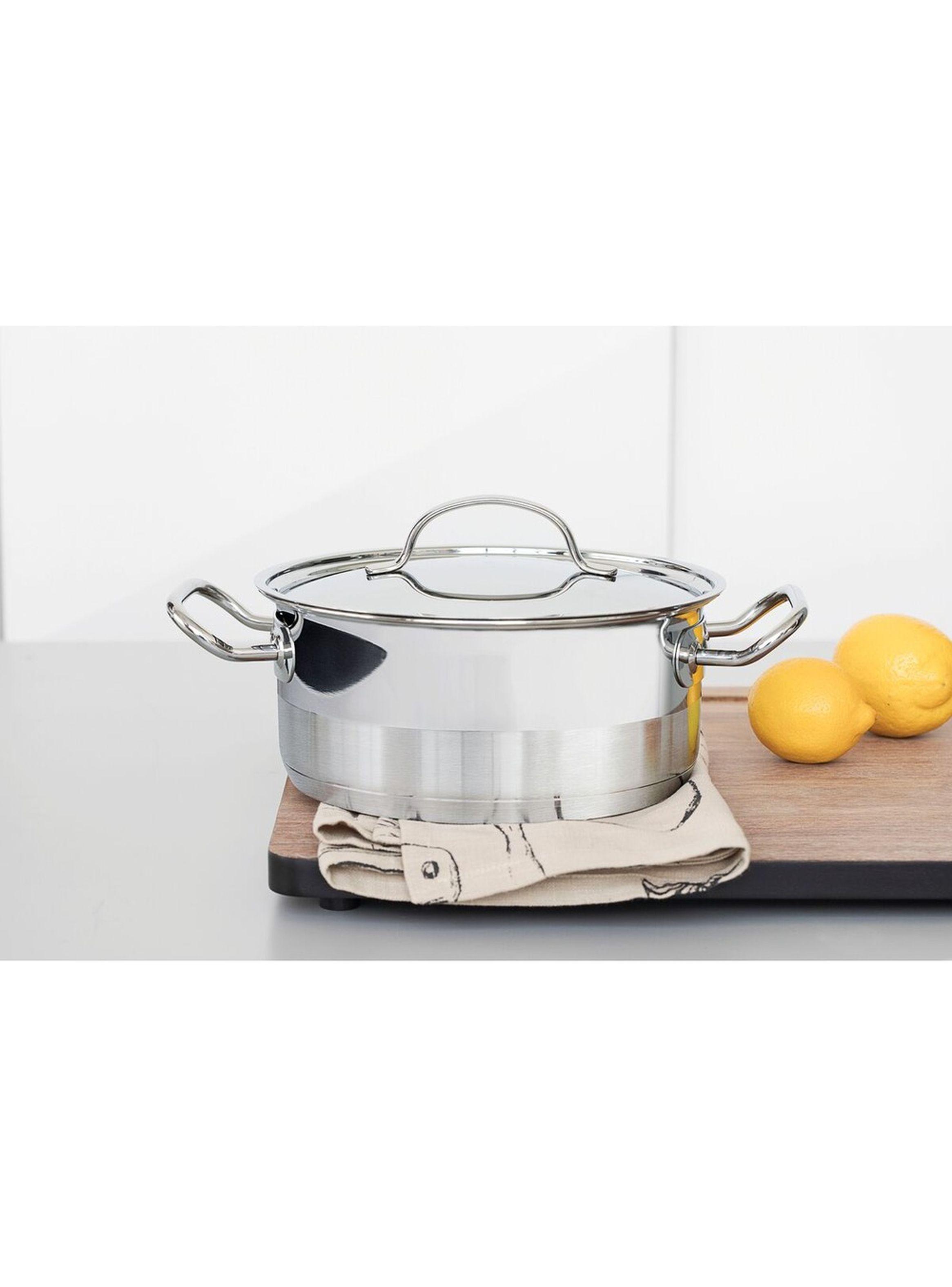 Cacerola de Acero Inox 20 cm 2 9 L Tramontina Profesional-4