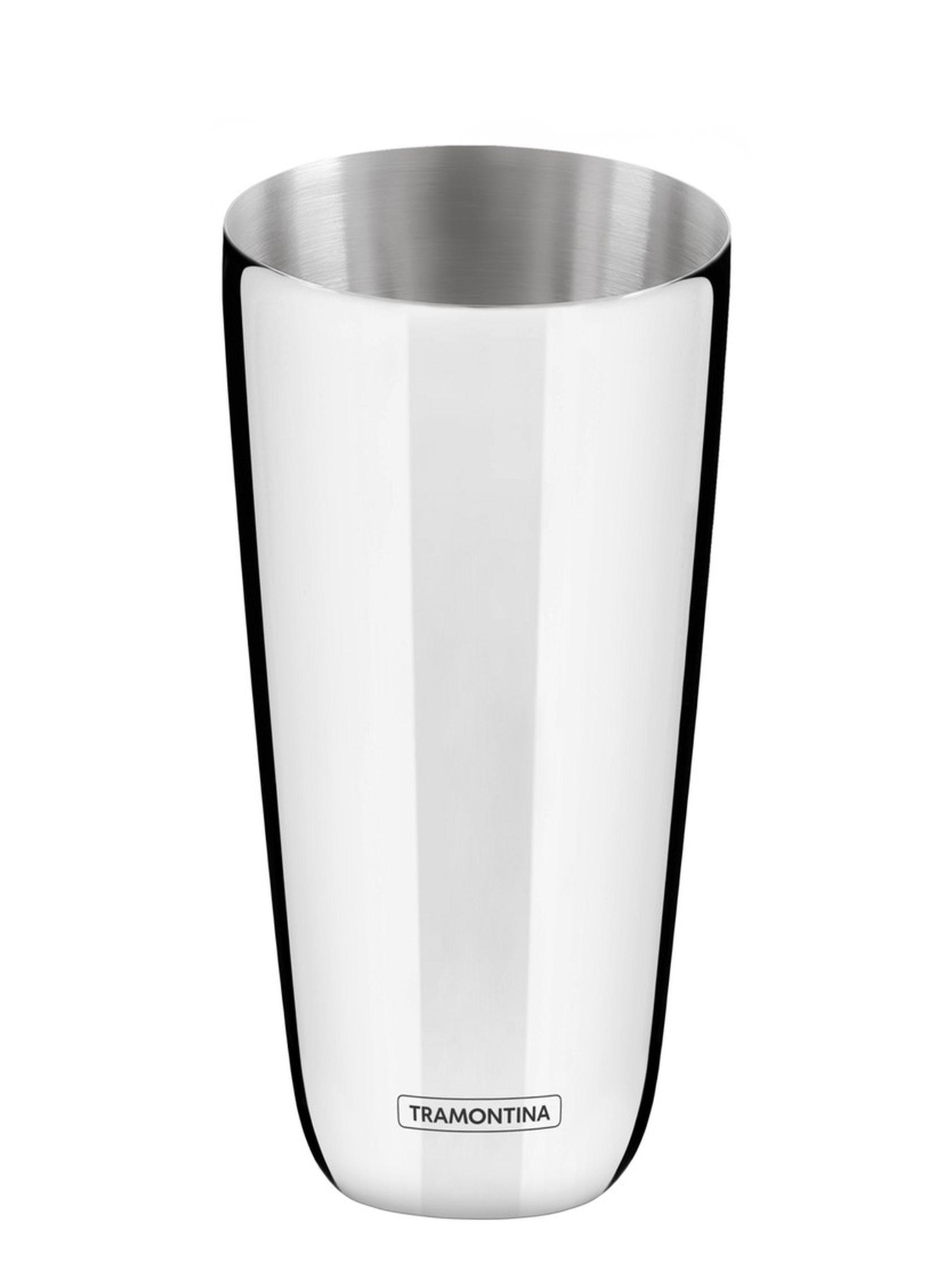 Coctelera Tramontina Millenium de acero inoxidable con detalles opacos 680 ml-2