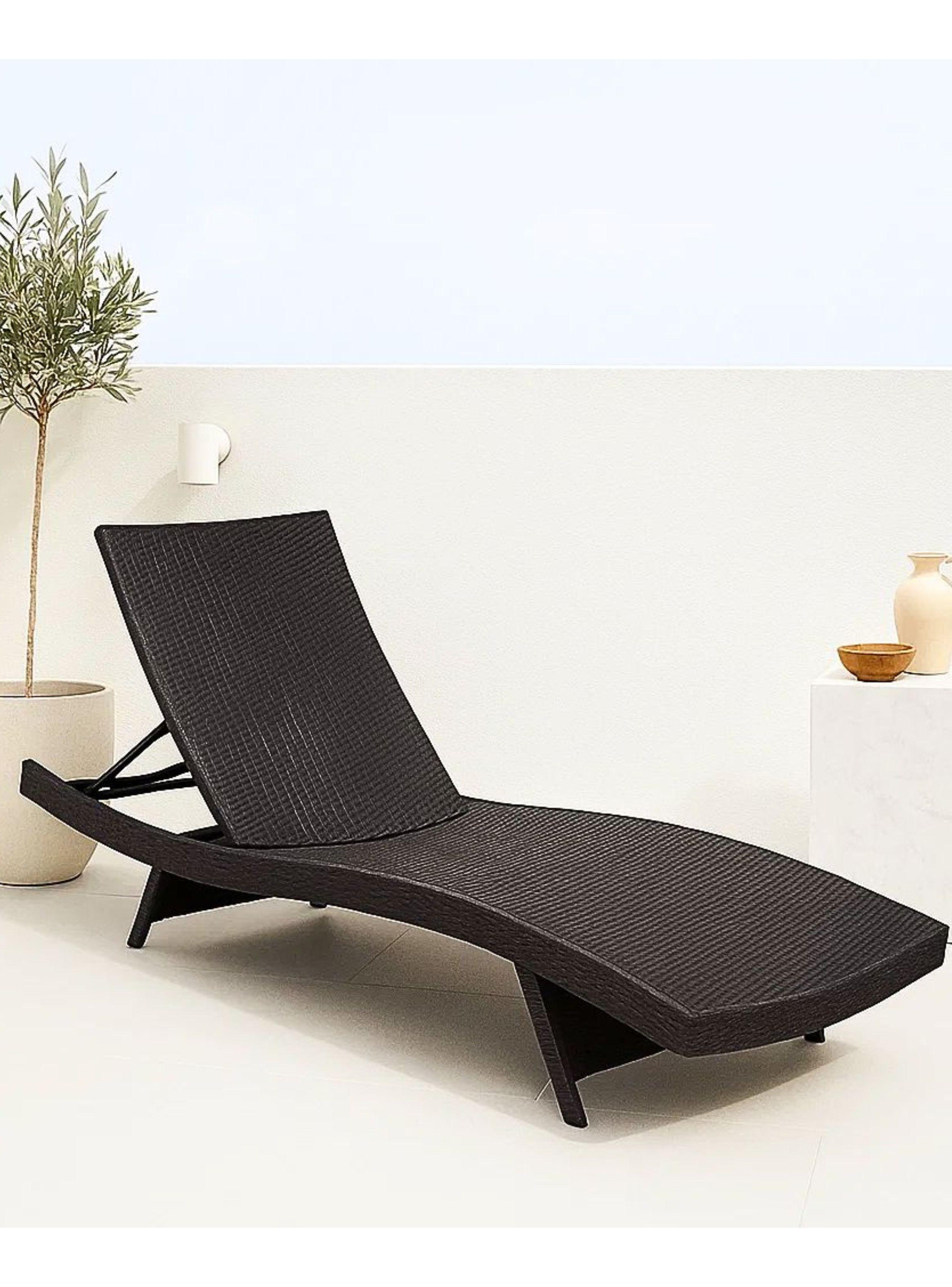 Reposera Moderna para Terraza o Piscina 195 cm-3