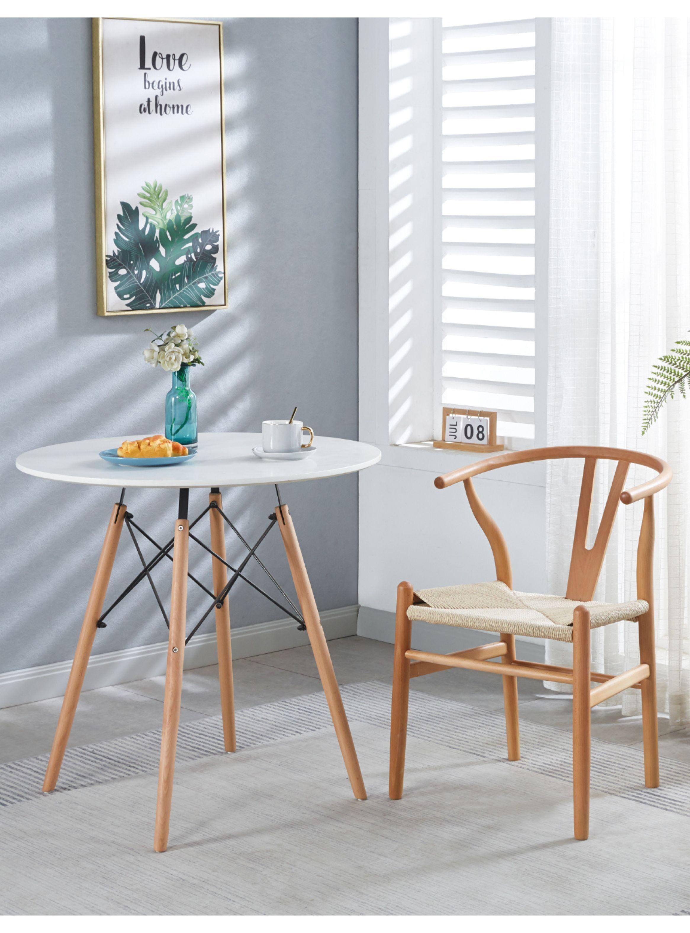 Silla Wishbone Madera y Hilo de cuerda Natural-4