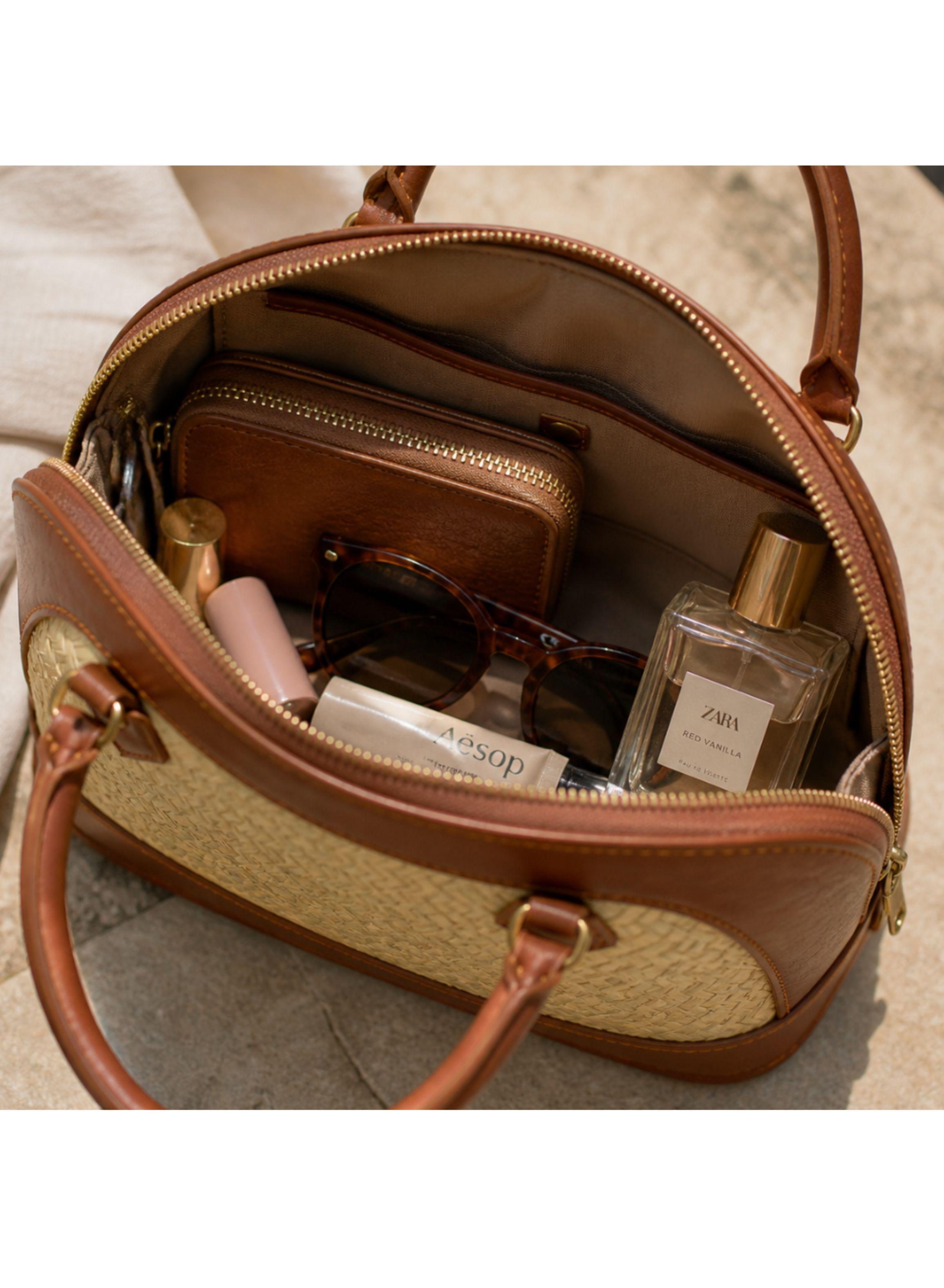 Cartera Jazmin de Bambu Tejido Vintage-2