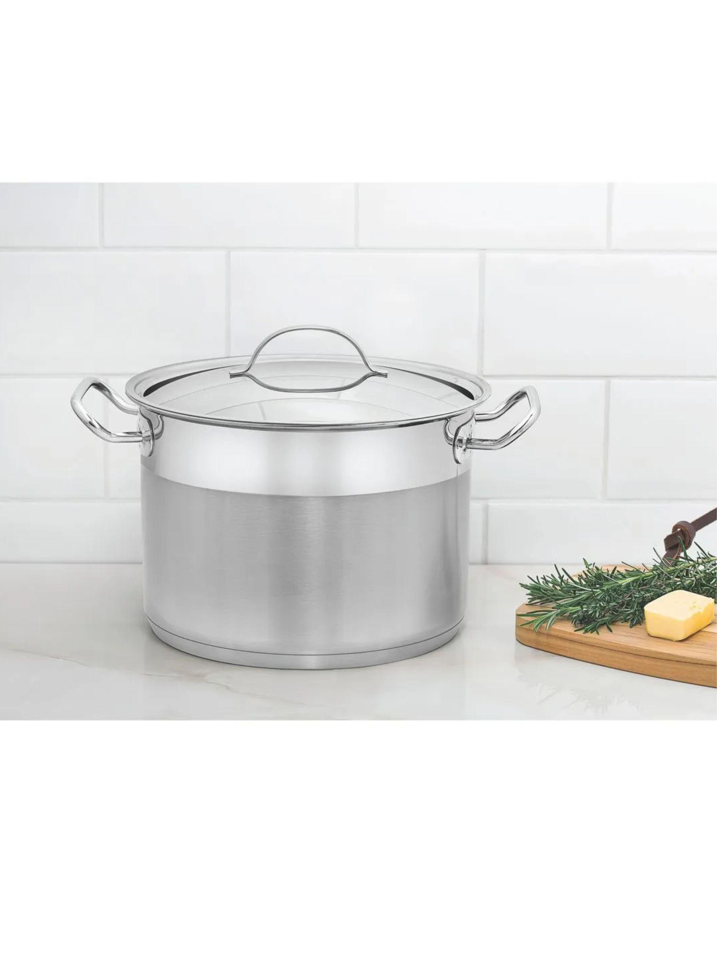 Olla Alta de Acero Inox 24 cm 7 8 L Tramontina Profesional-4