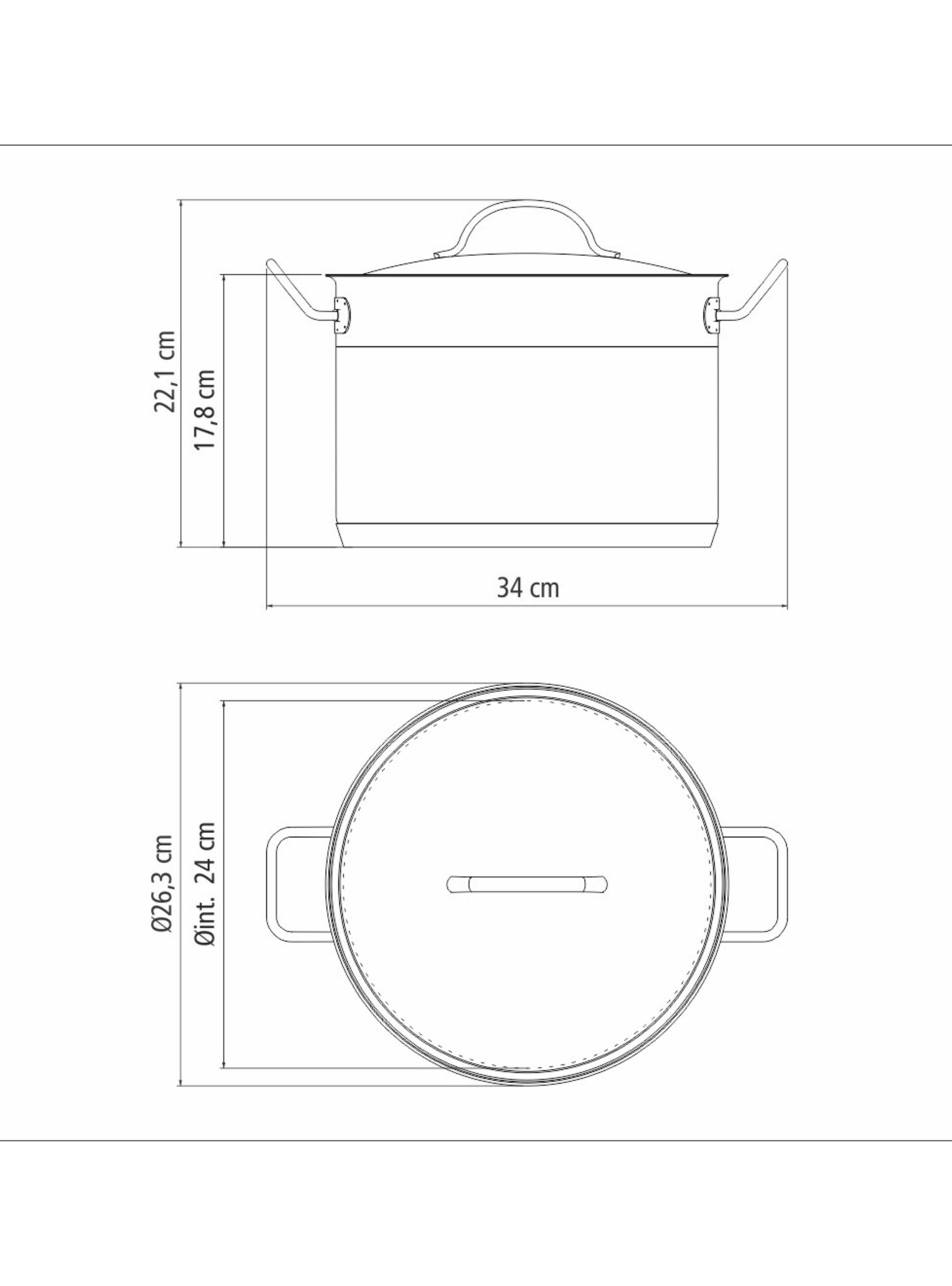 Olla Alta de Acero Inox 24 cm 7 8 L Tramontina Profesional-7