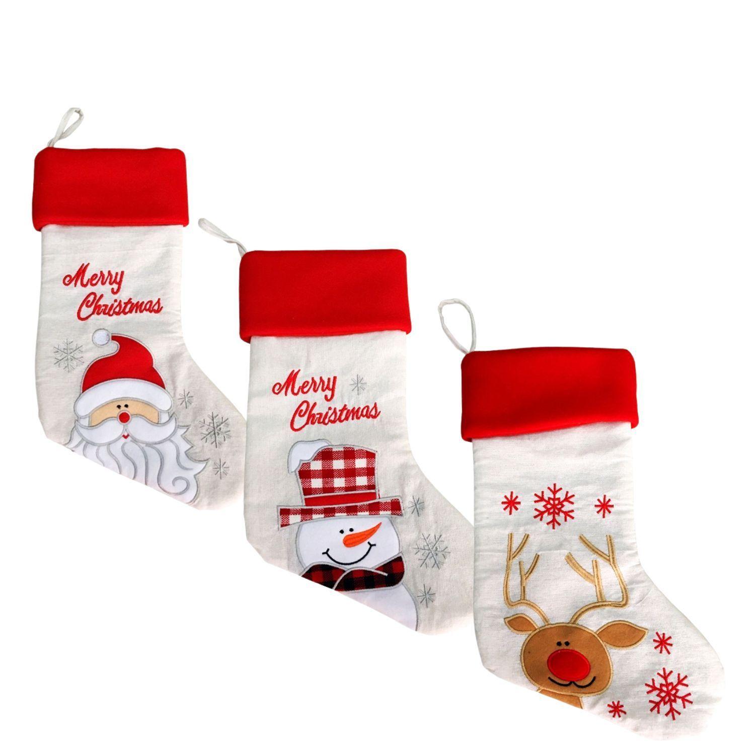 Pack 3 Botas Navidad  Bordadas -Bohemik-0