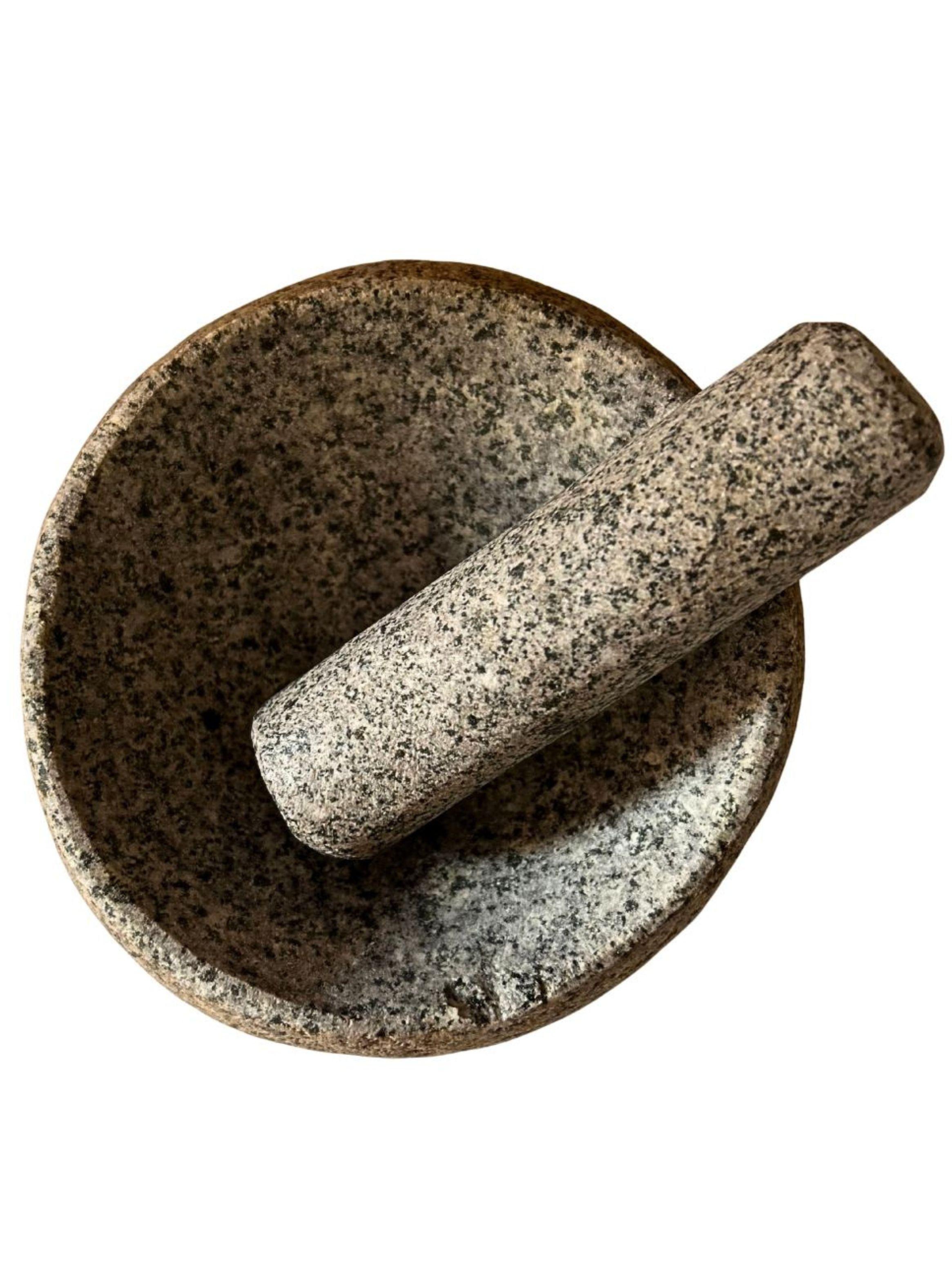 Mortero de Piedra 15 cm x 8 cm BOHEMIK-3