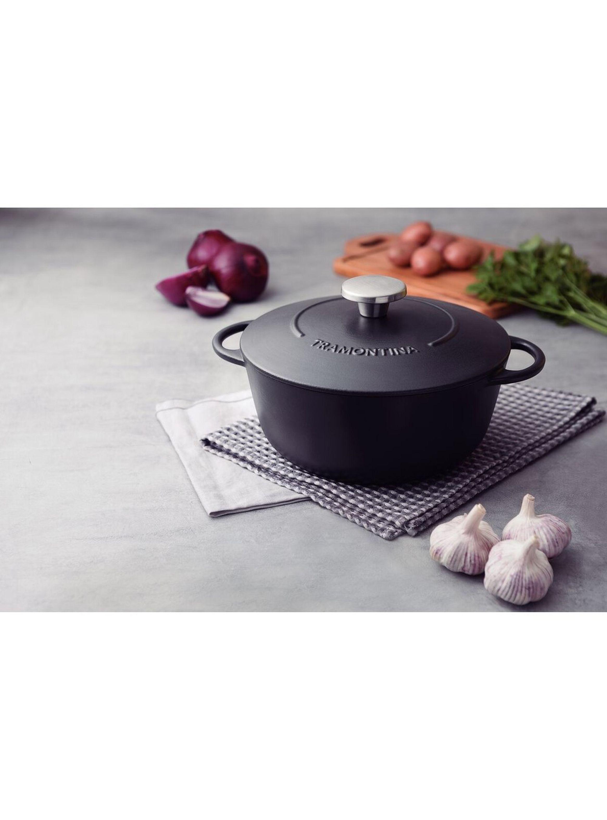 Cacerola en Hierro Esmaltado de 24 cm 4 L Tramontina Trento-3