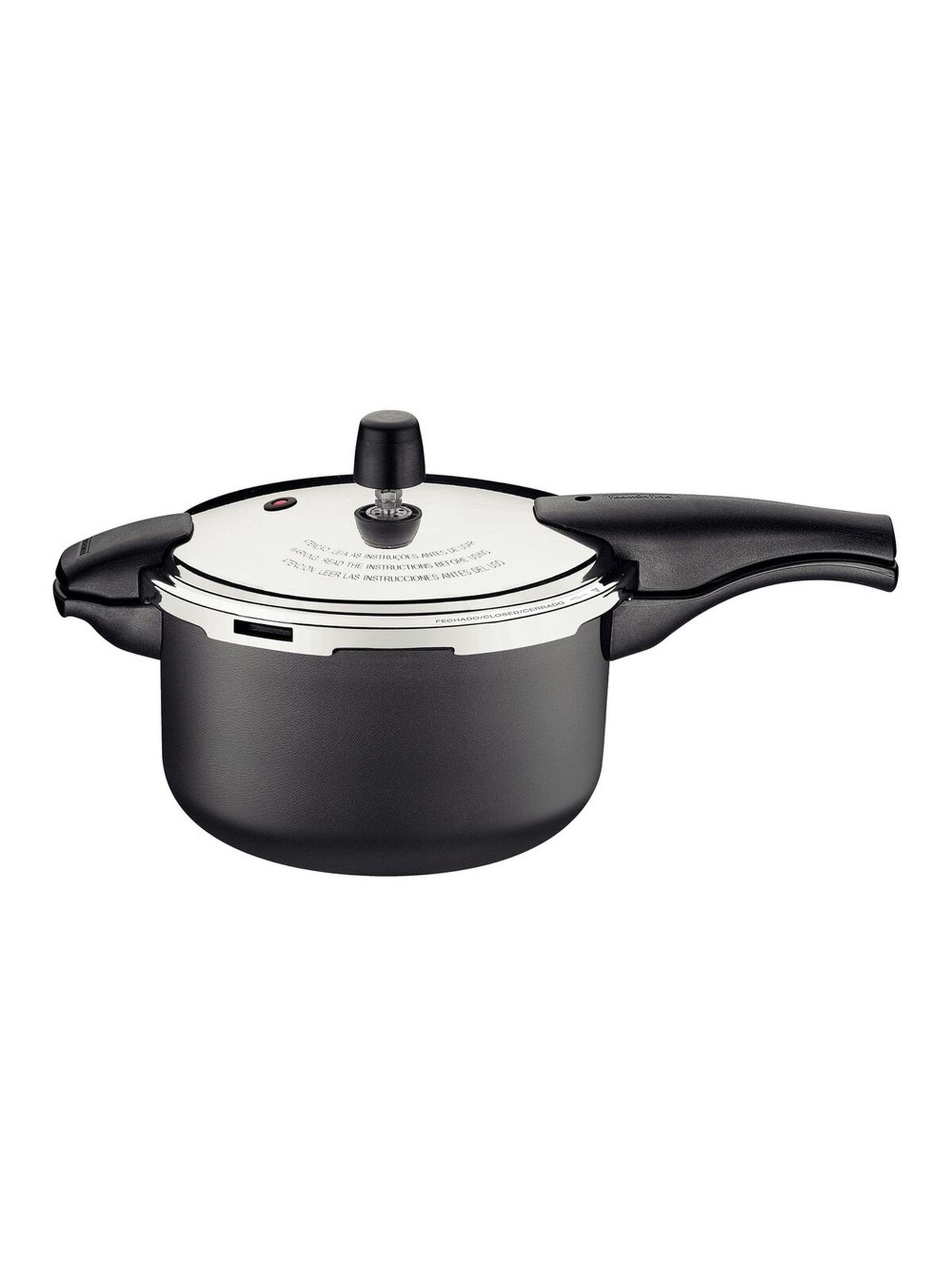 Olla de Presión con Antiadherente 24 cm 6L Grafito Tramontina Vancouver-3
