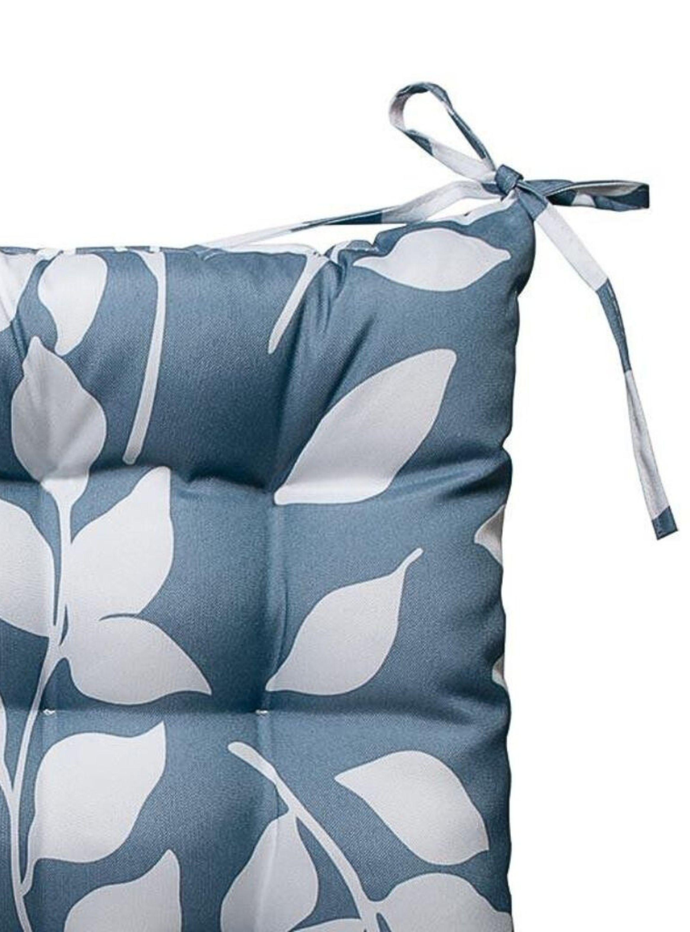 Pack de 2 Cojines para silla 40 cm x 40 cm Prado Azul-2