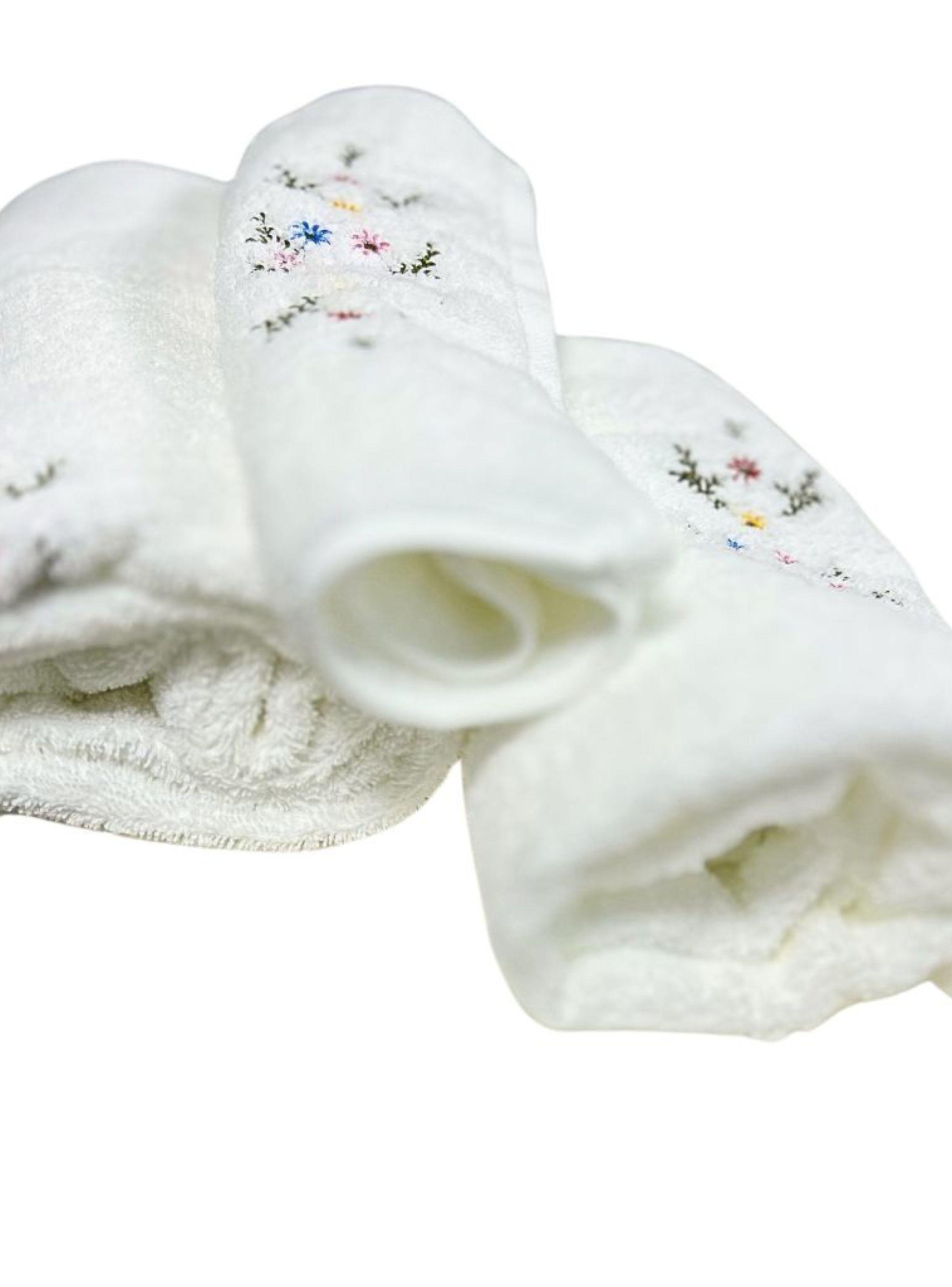 TOALLAS ROYAL TOUCH FLORAL 3 unidades de Tamaño BAÑO-2