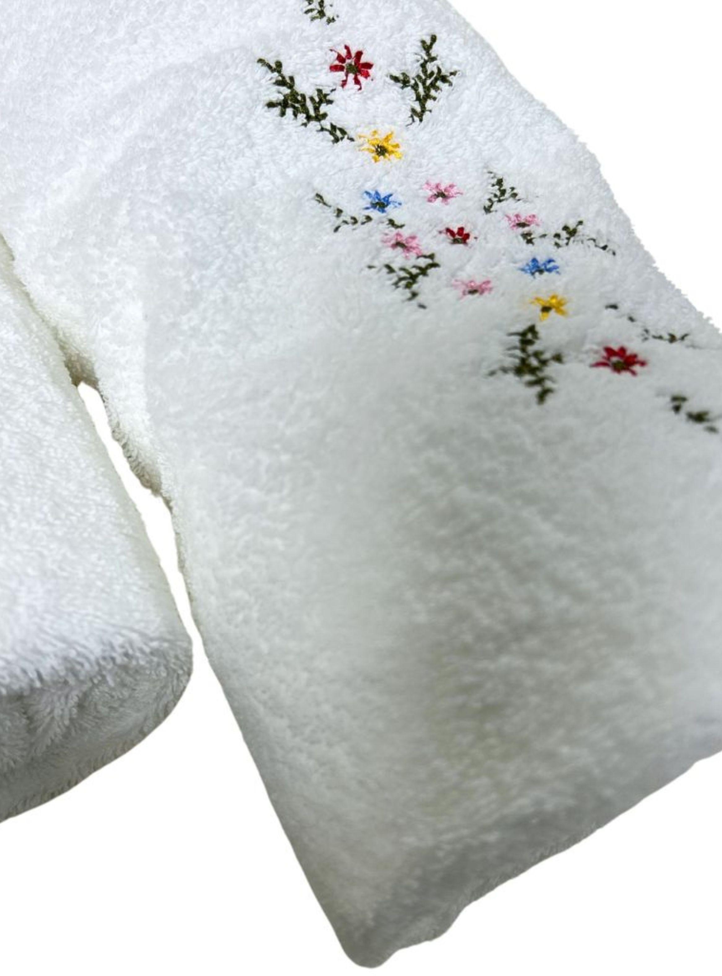 TOALLAS ROYAL TOUCH FLORAL 3 unidades de Tamaño BAÑO-5