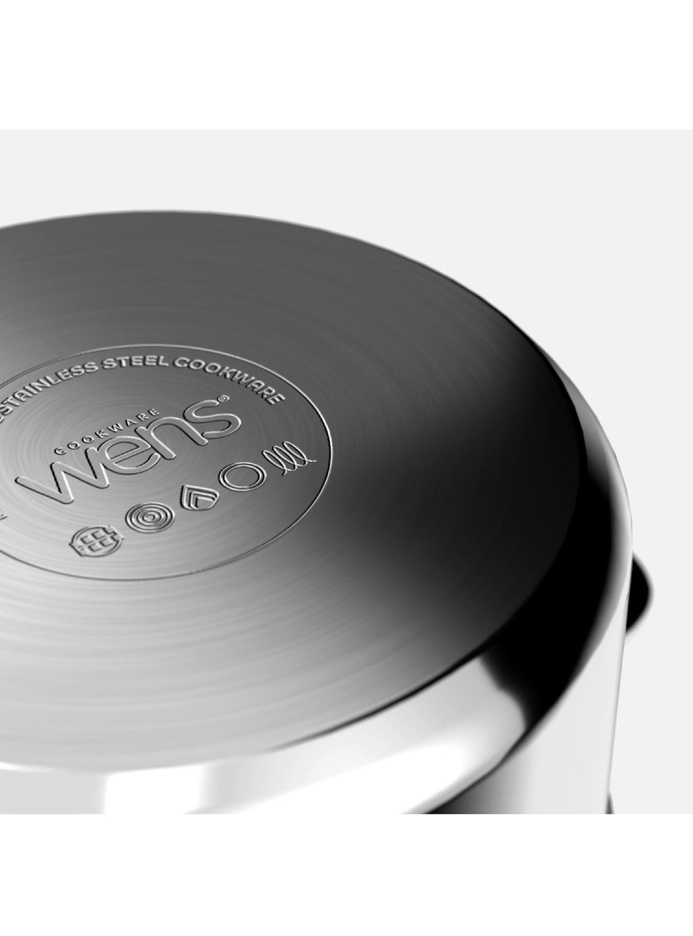 Cacerola Acero Inoxidable con tapa 24Cm-4