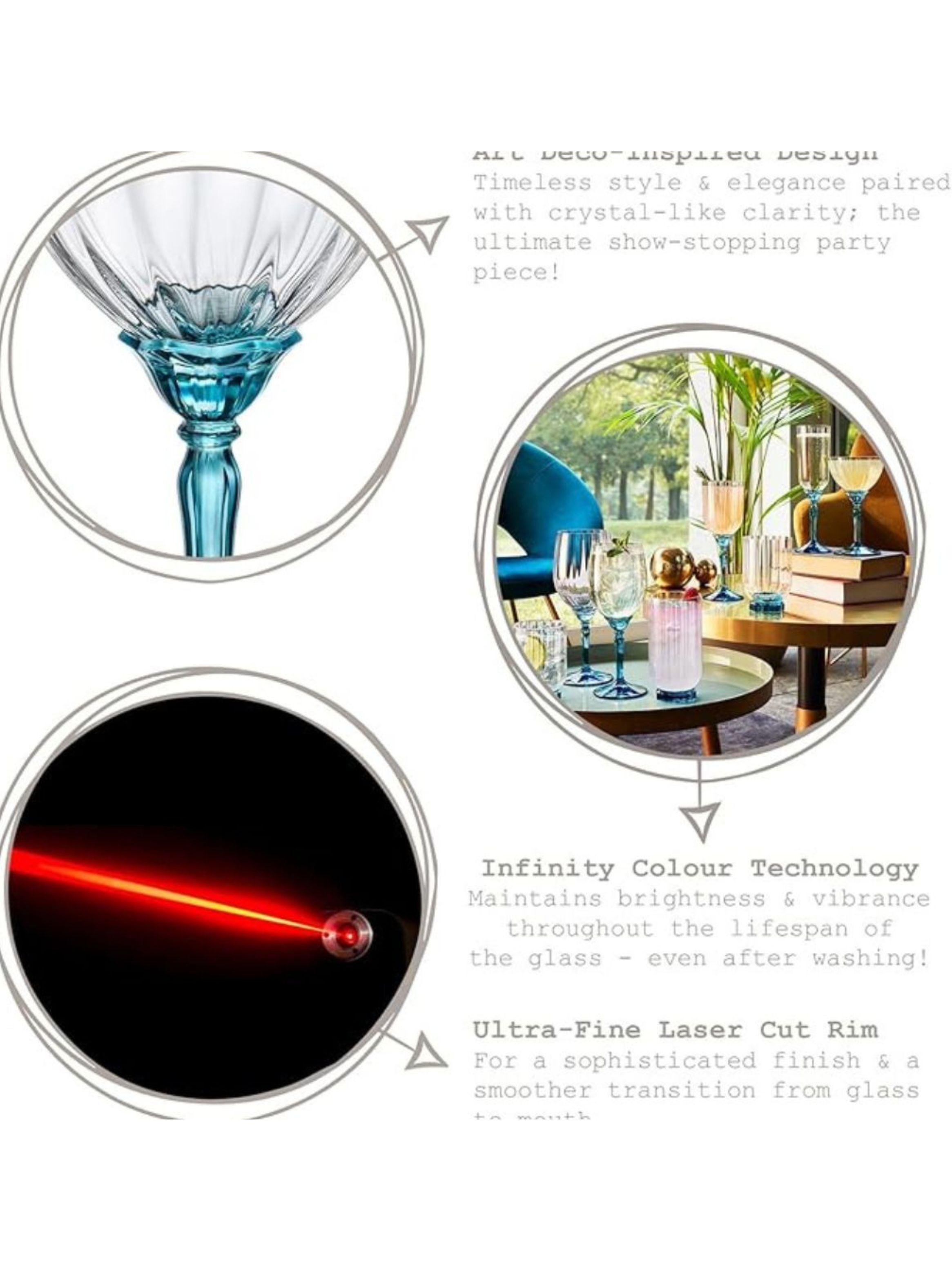 Set de 6 Copas de vino blanco florian azul-3