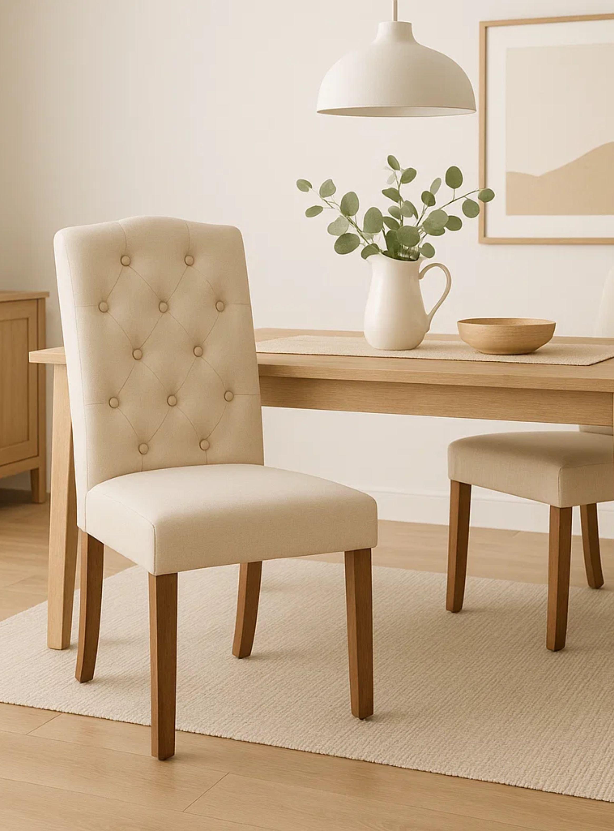 Sillas de Comedor Acolchada Madera Elegance-3