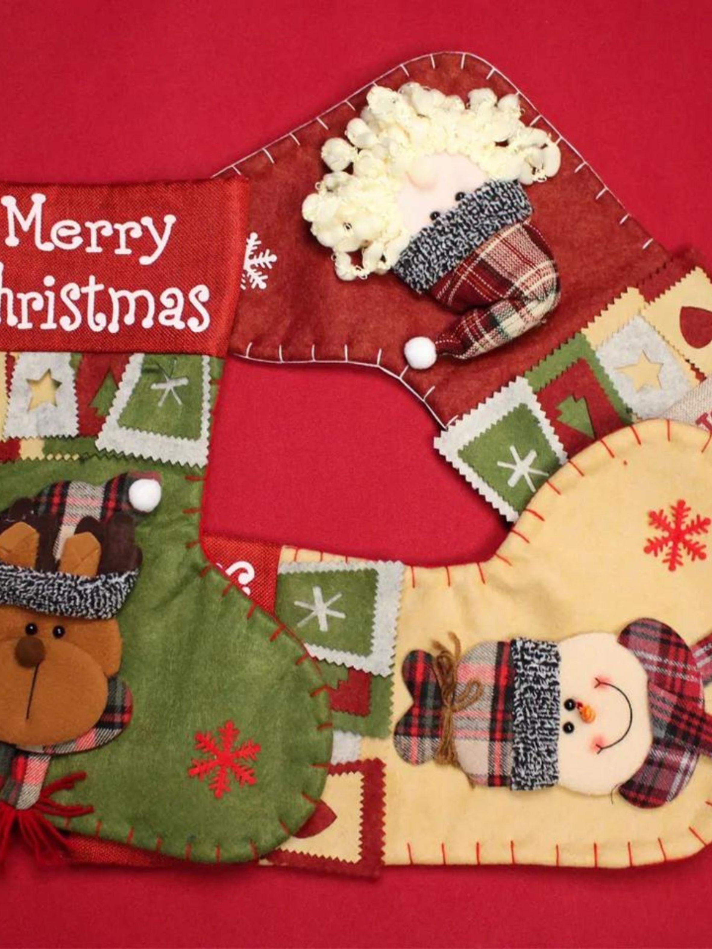 Pack 3 botas navideñas fondo multicolor-6