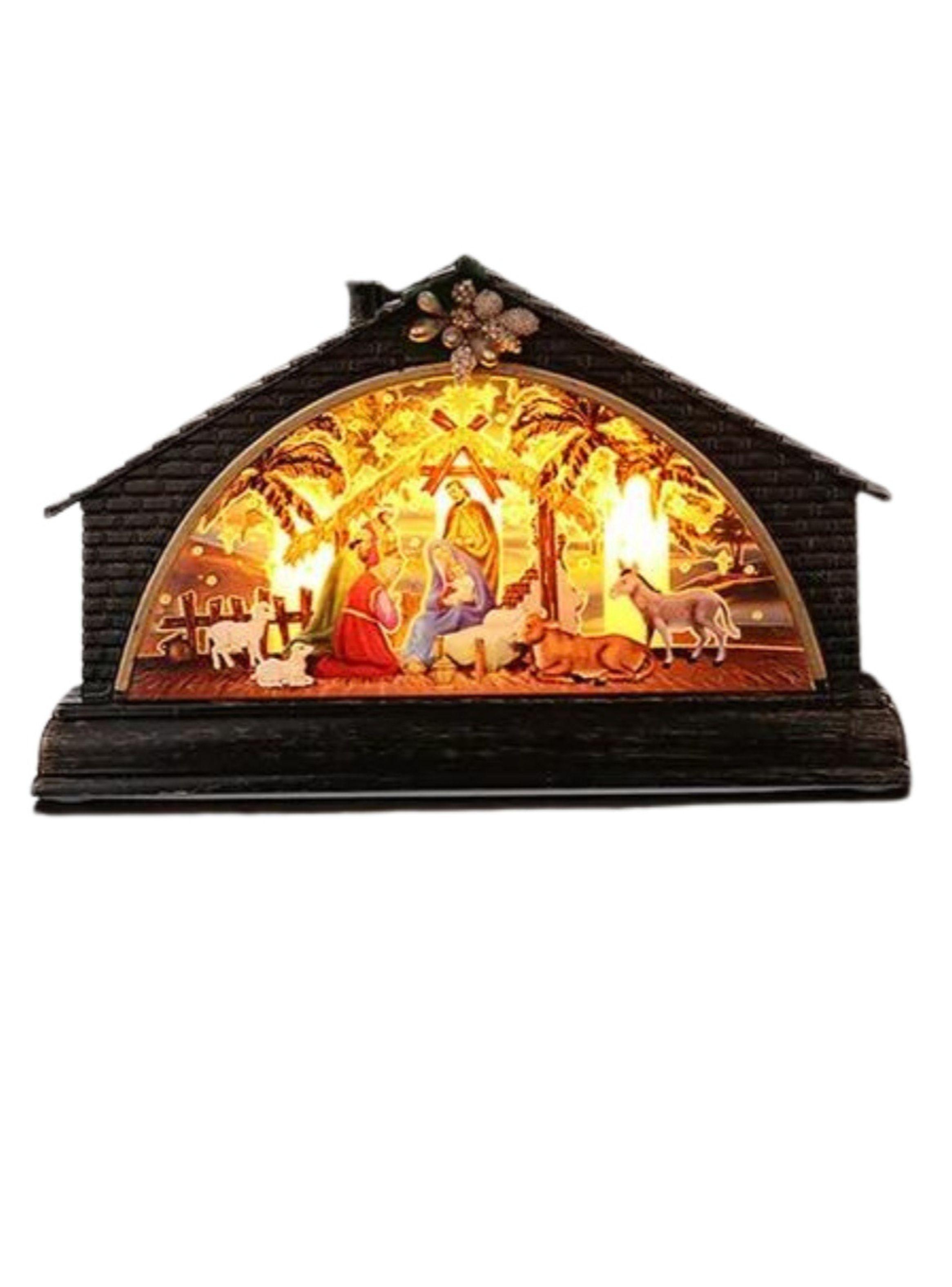 Pack Casas Navideñas luminosas, incluye 4 diseños-3