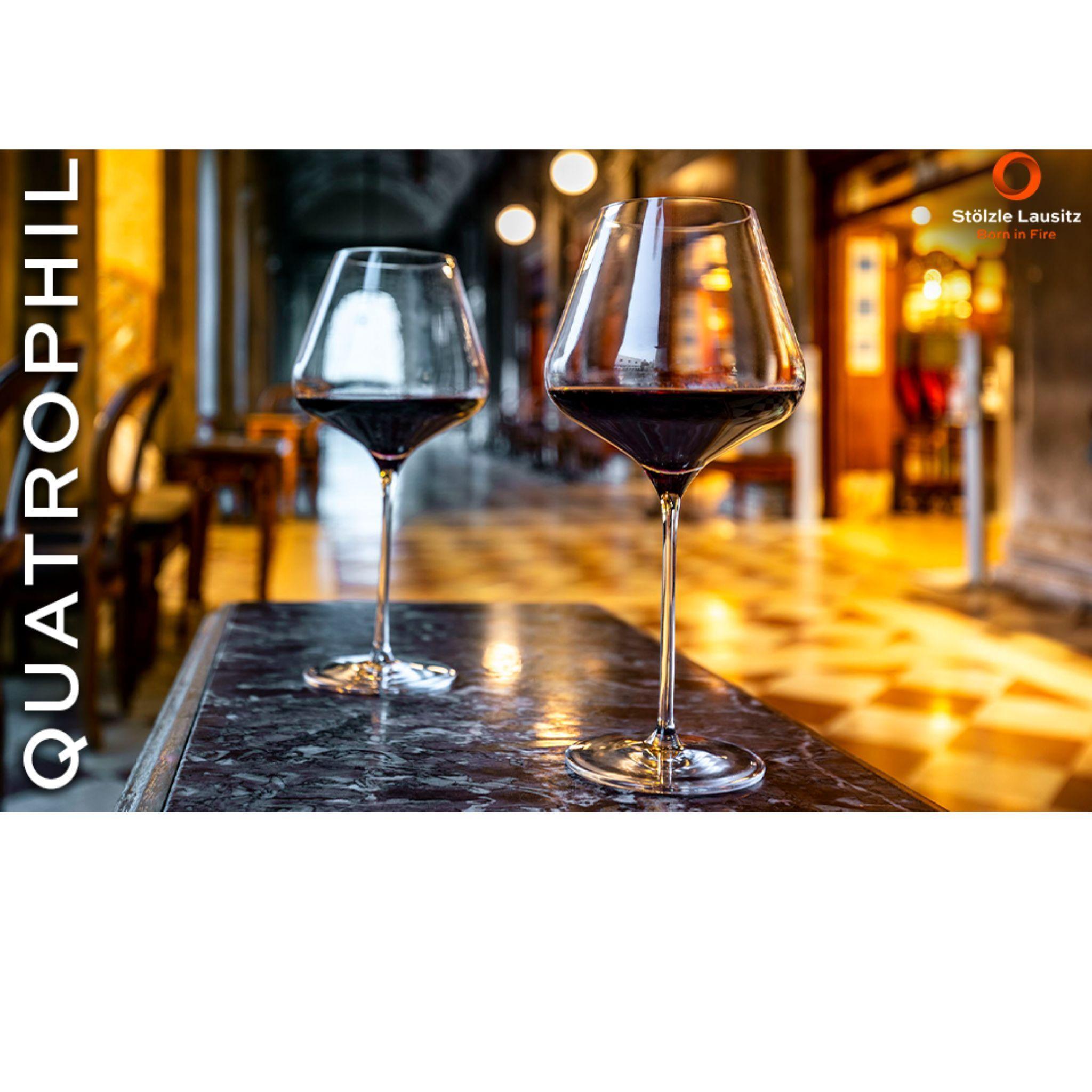 Set 6 Copas Burgundy 710 ml Stölzle Quatrophil-2
