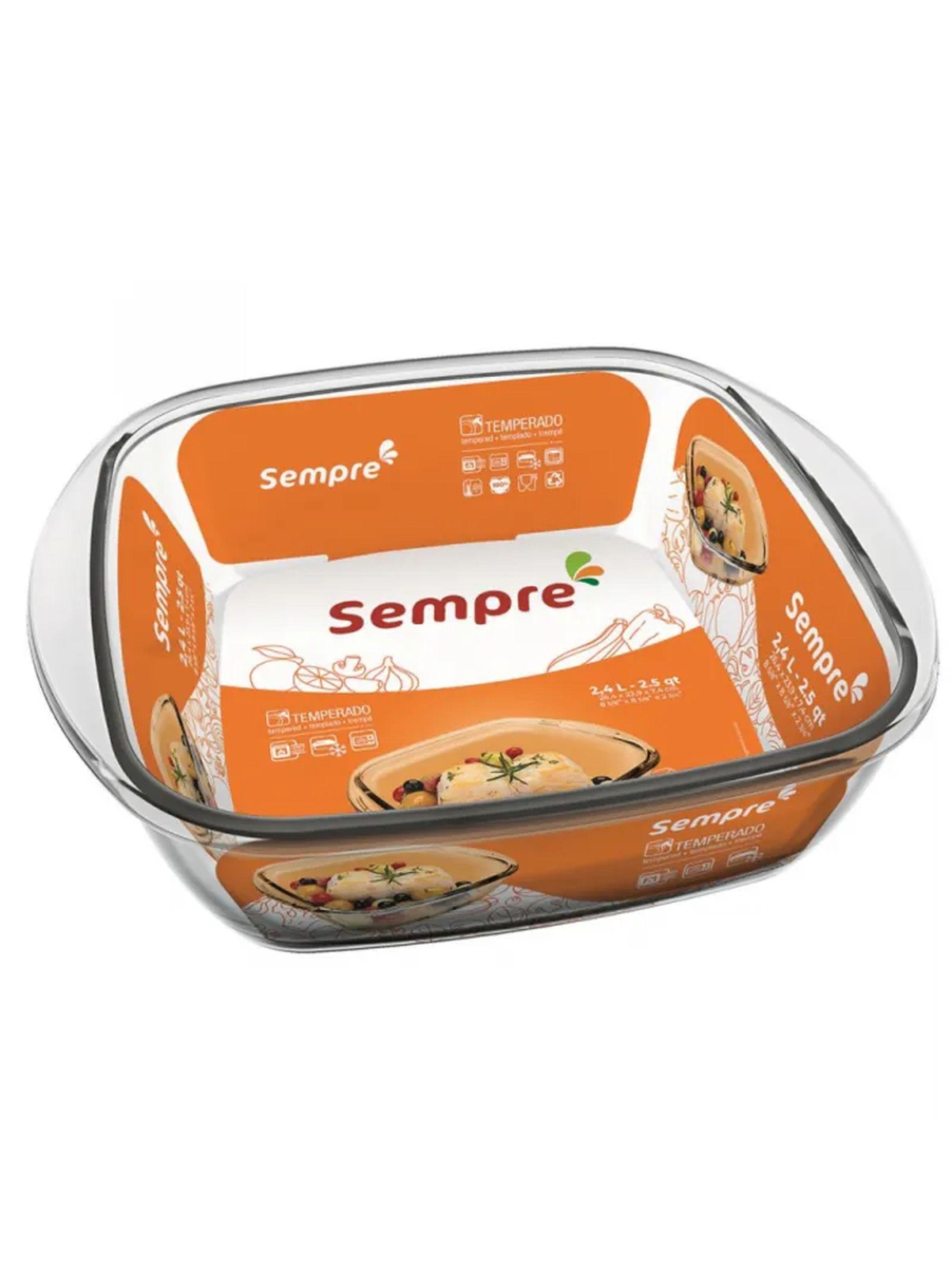 Fuente Cuadrada Grande Sempre 2 4 Litros-2