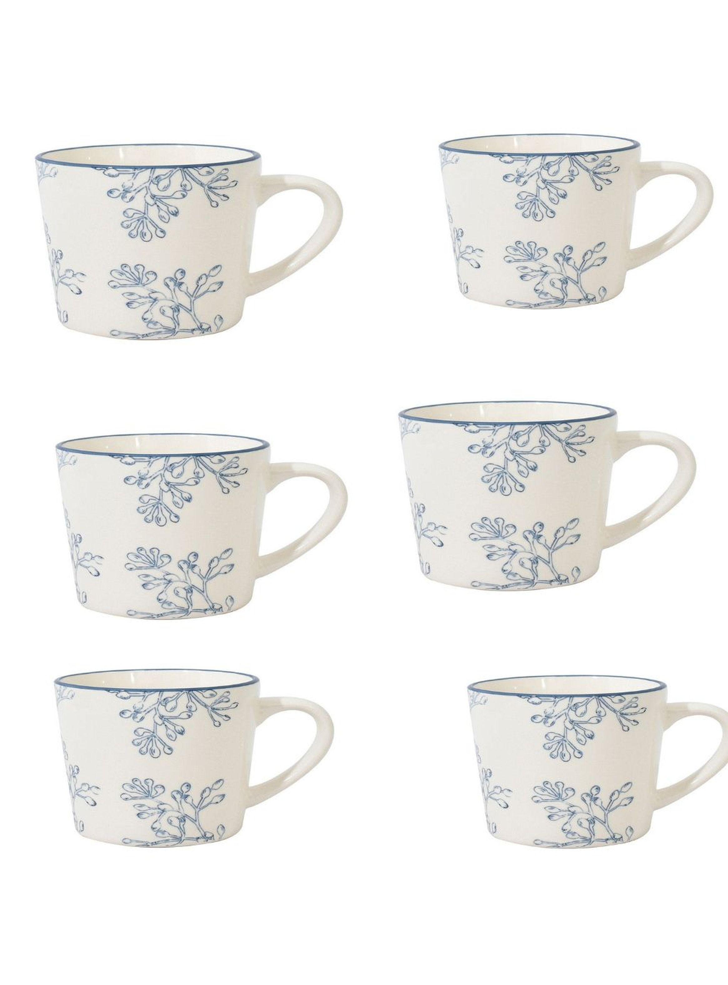 Set Desayuno Eleanor Taz n Platillo Bowl y Cuchara para 6 personas-3